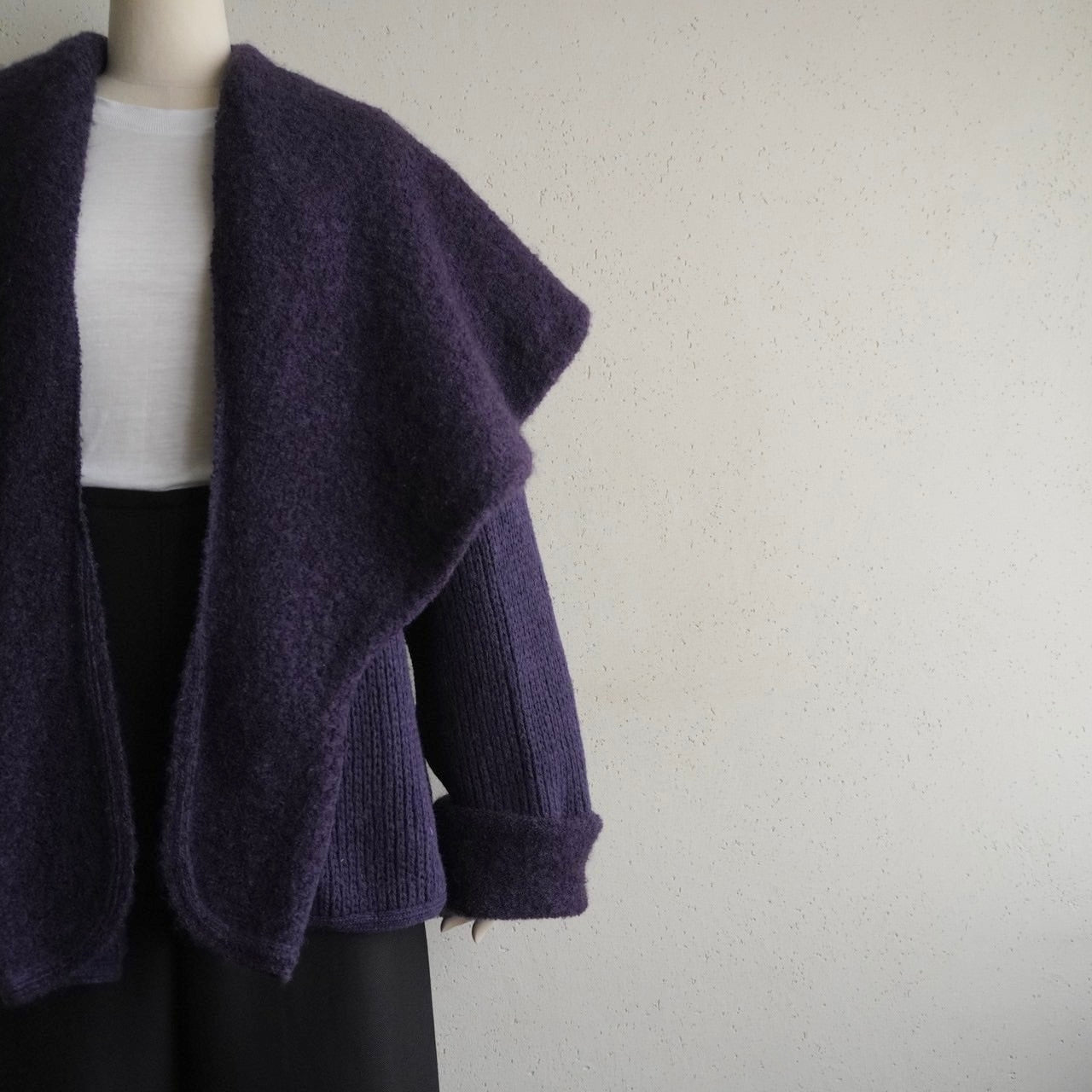 90s Knit Jacket Made in France Dead Stock