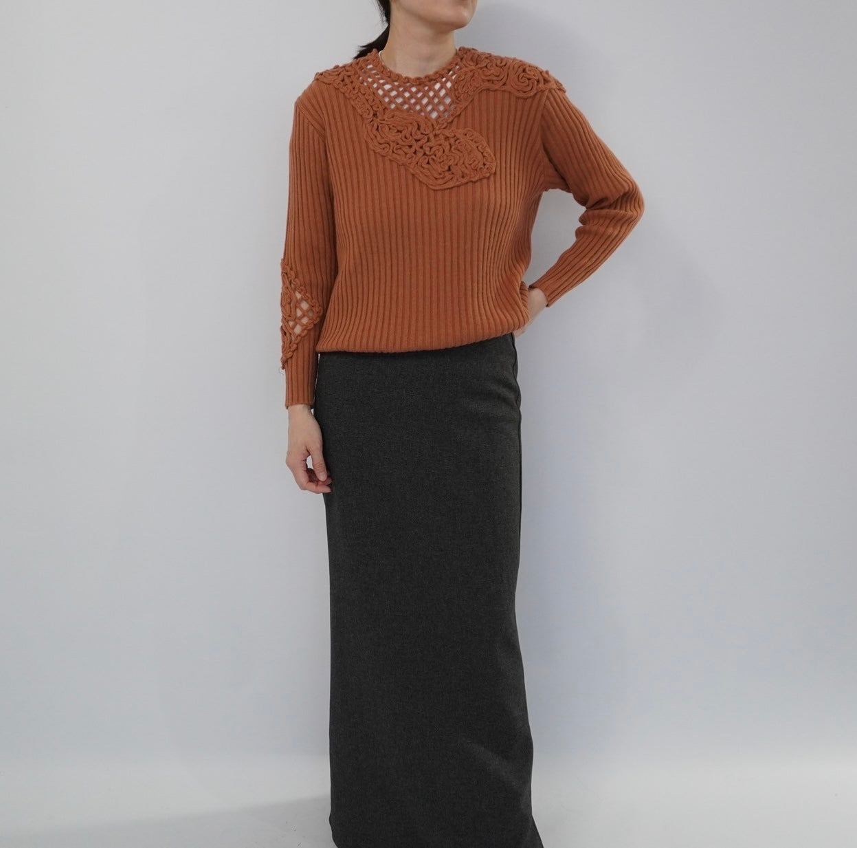 80s "Sensazioni" Ribbed Top Made in Italy