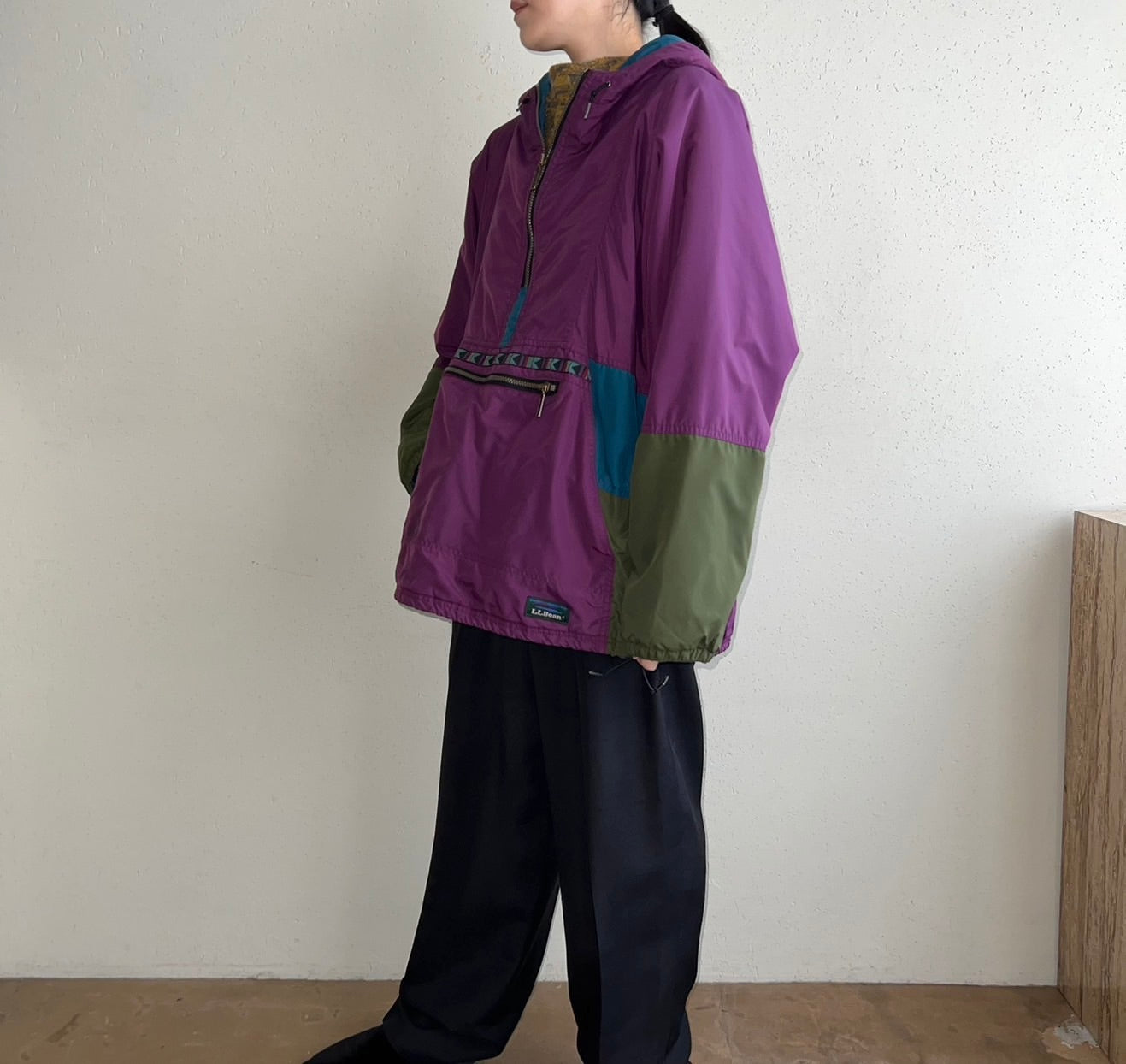 80s "L.L.Bean " Nylon Jacket Made in USA