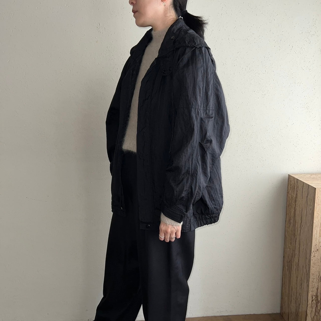 90s Hooded light jacket