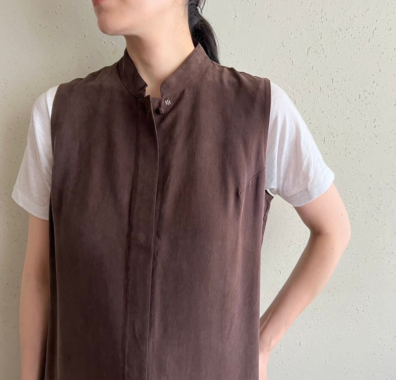 90s Silk Sleeveless Dress