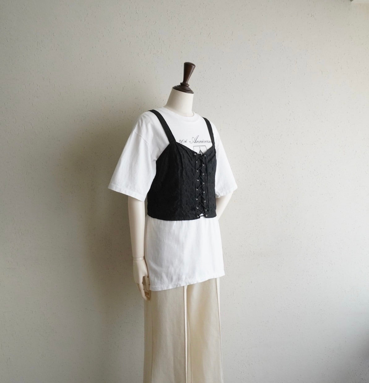 90s EURO Lace Up Top
