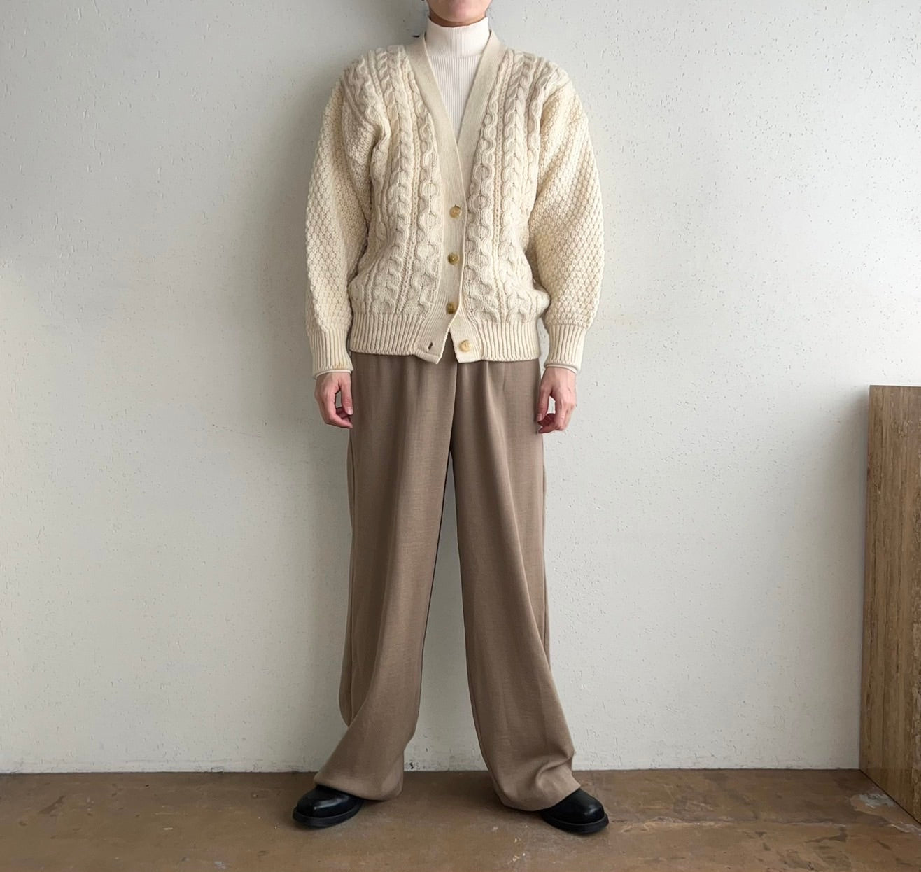 90s Wool Knit Cardigan Made in United Kingdom