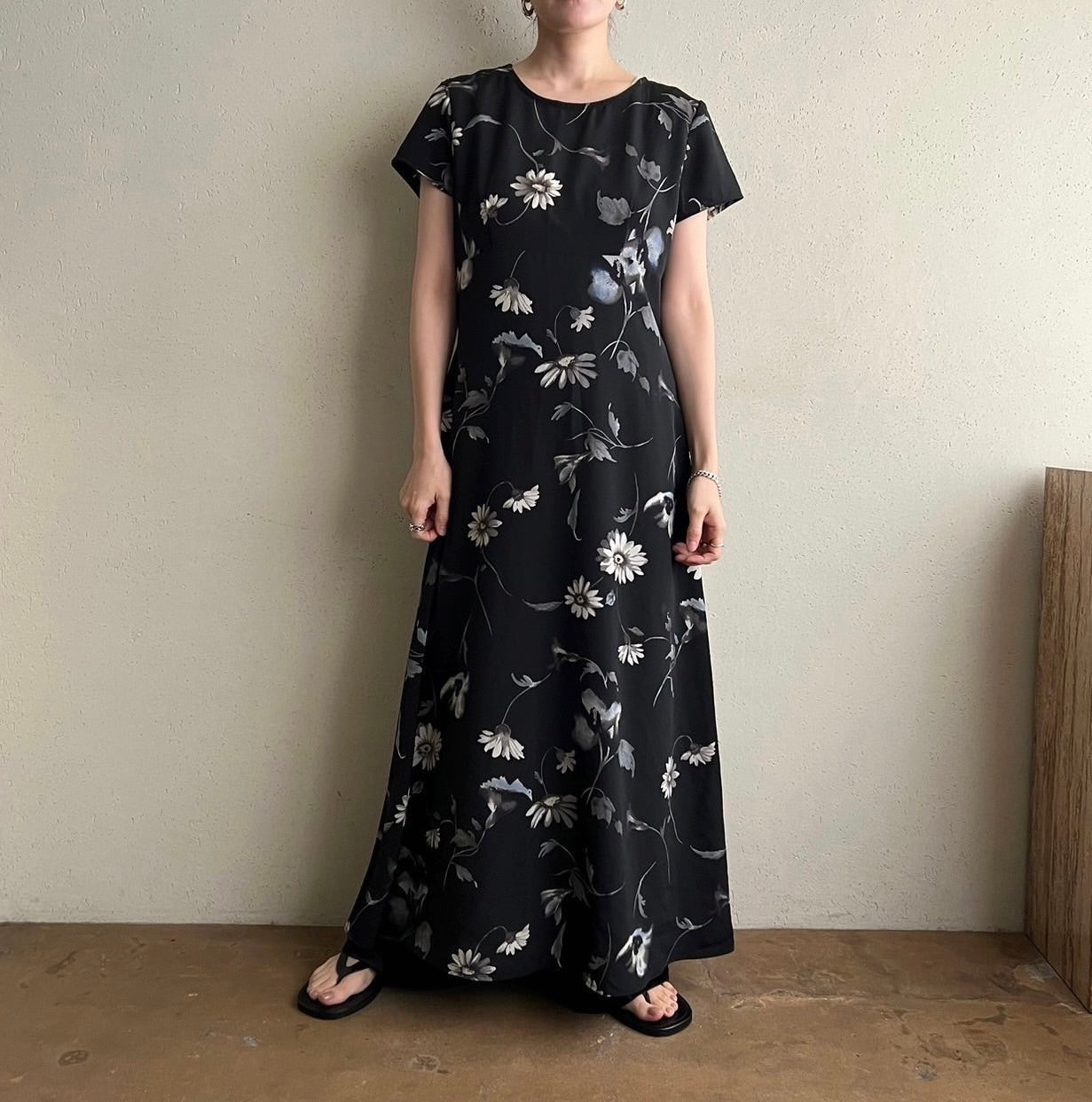90s Printed Dress Made in Canada