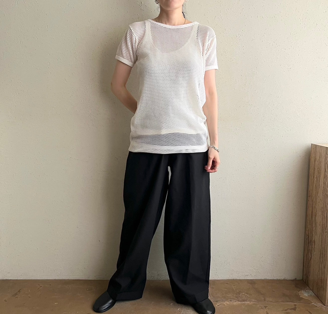 90s Mesh T-shirt Made in Italy