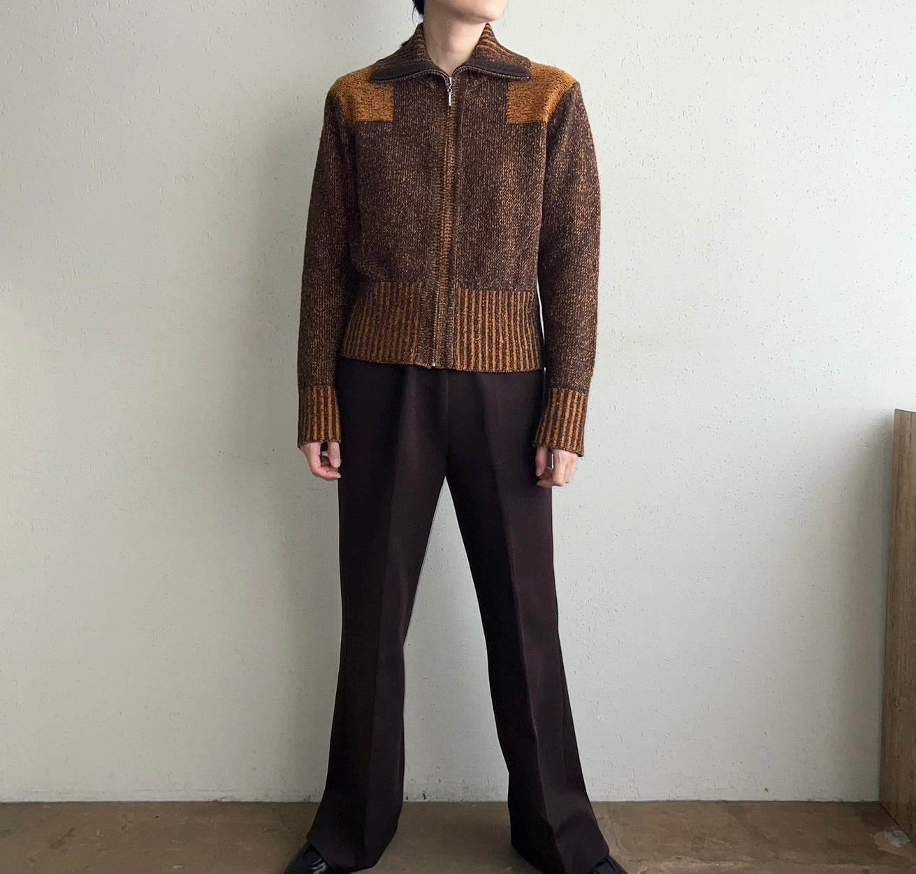 90s Silk Zipped Knit