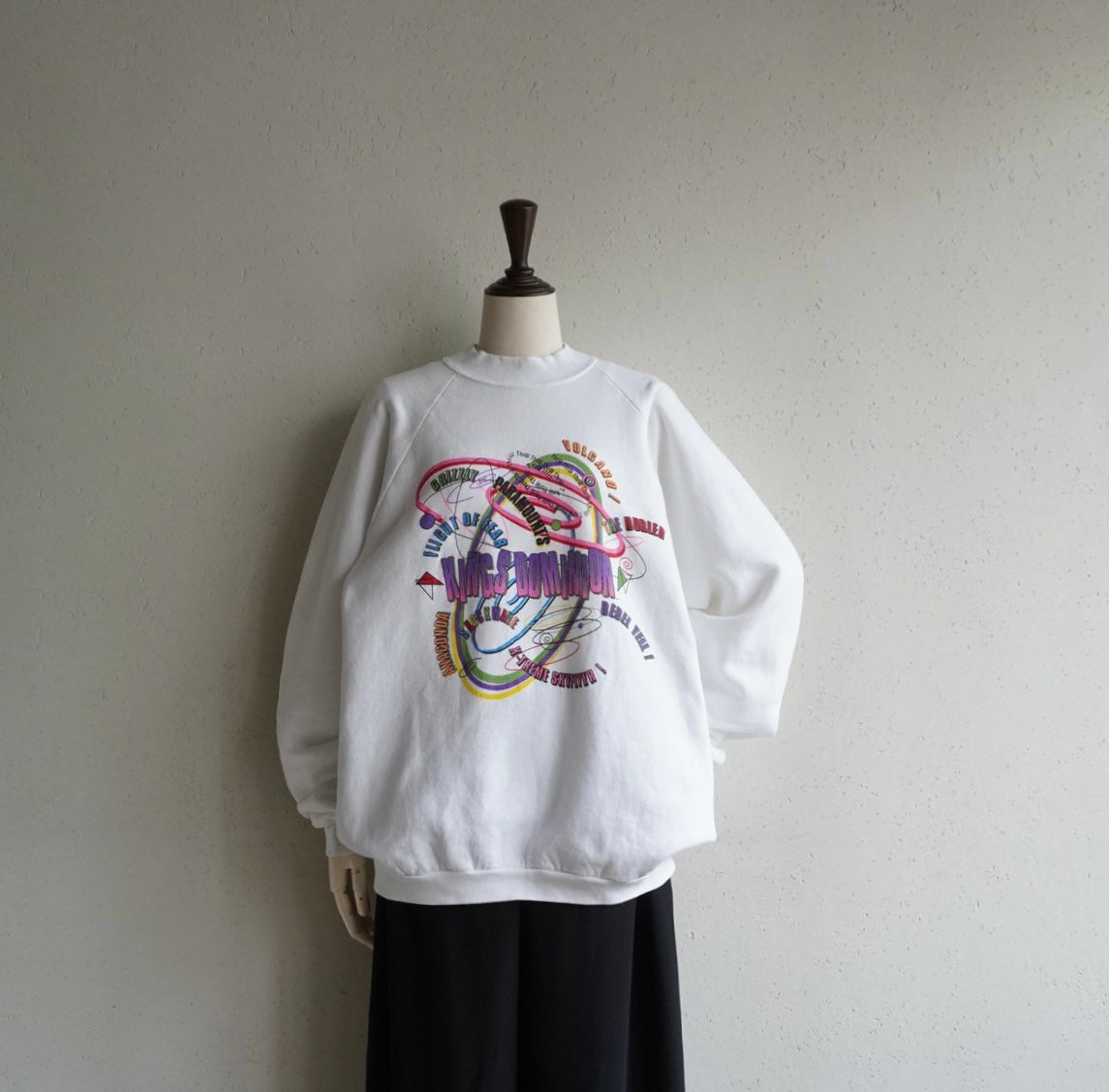 90s Printed Sweater Made in USA
