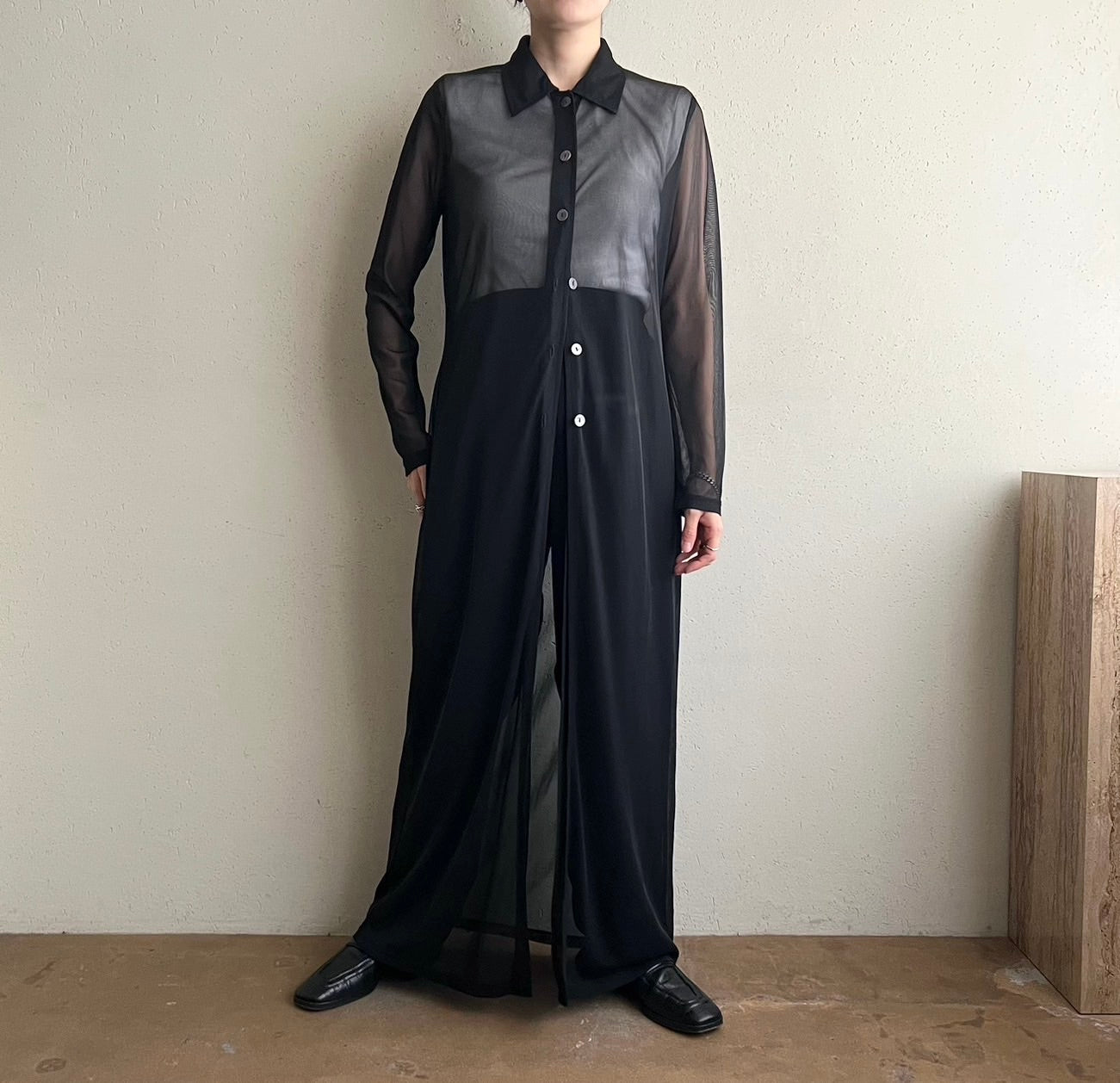 90s Sheer Long Dress