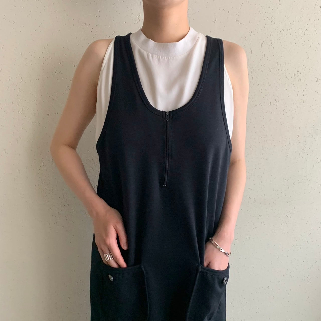 90s Half Zip Dress