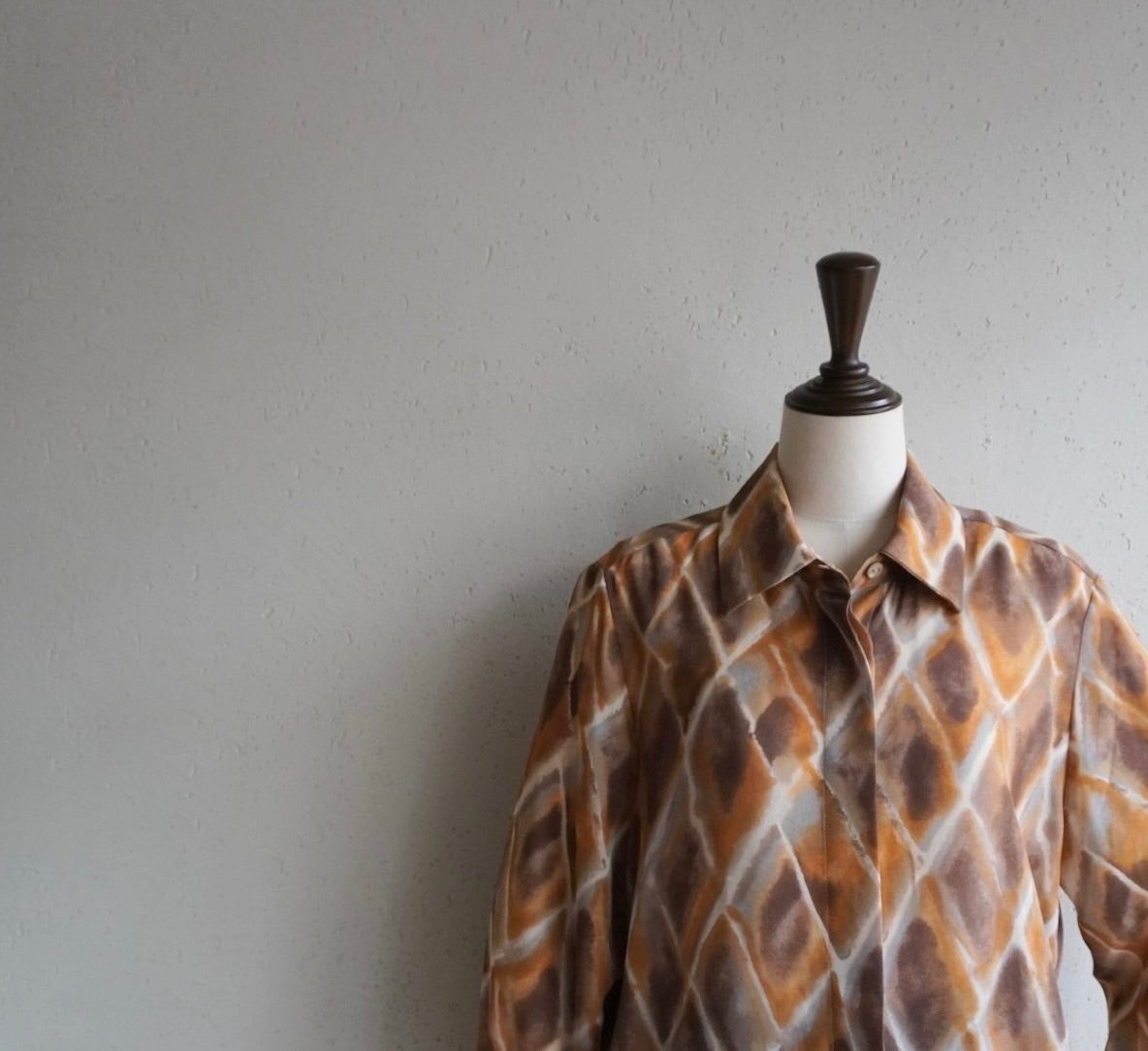 90s Printed Sheer Shirt Made in Italy