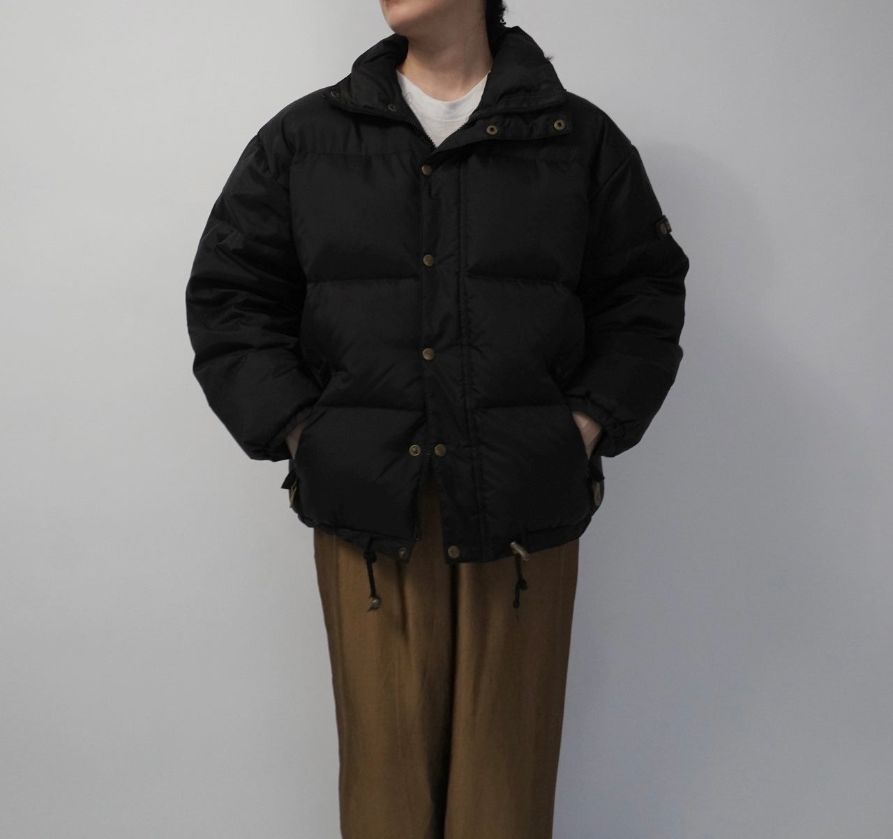 90s Black Down Jacket