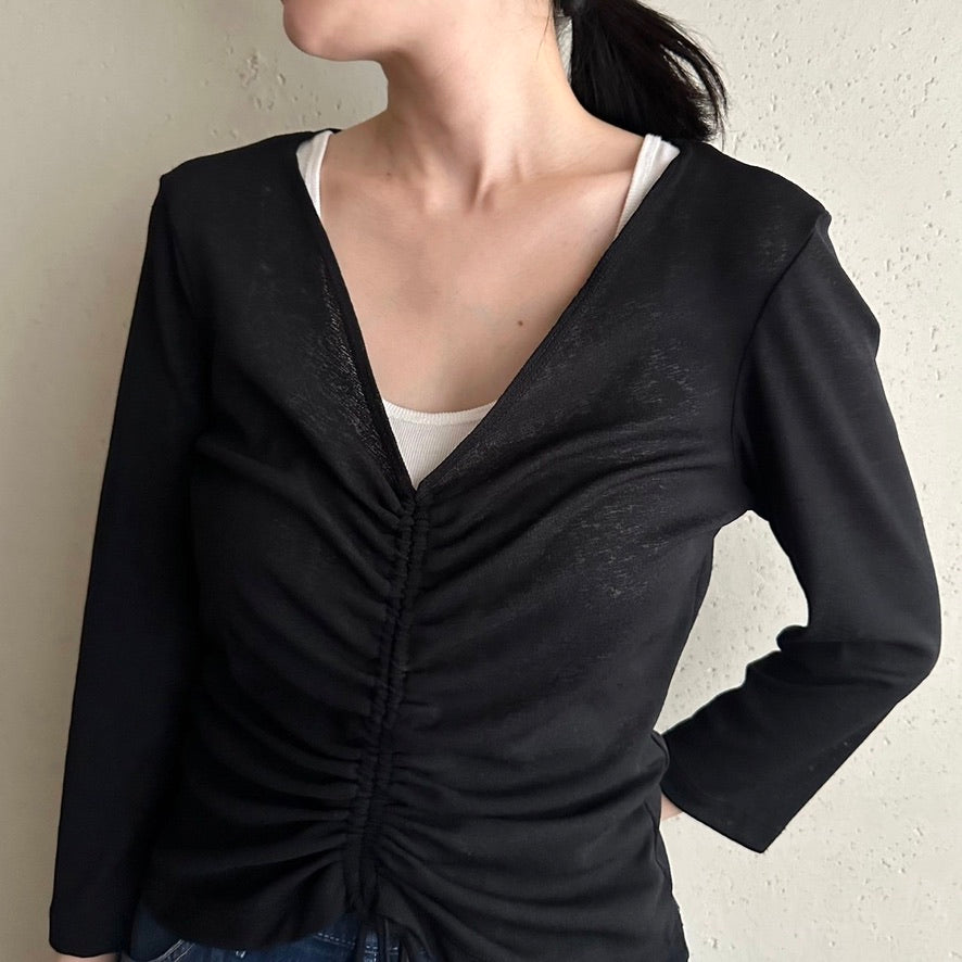 90s Black Top Made in USA