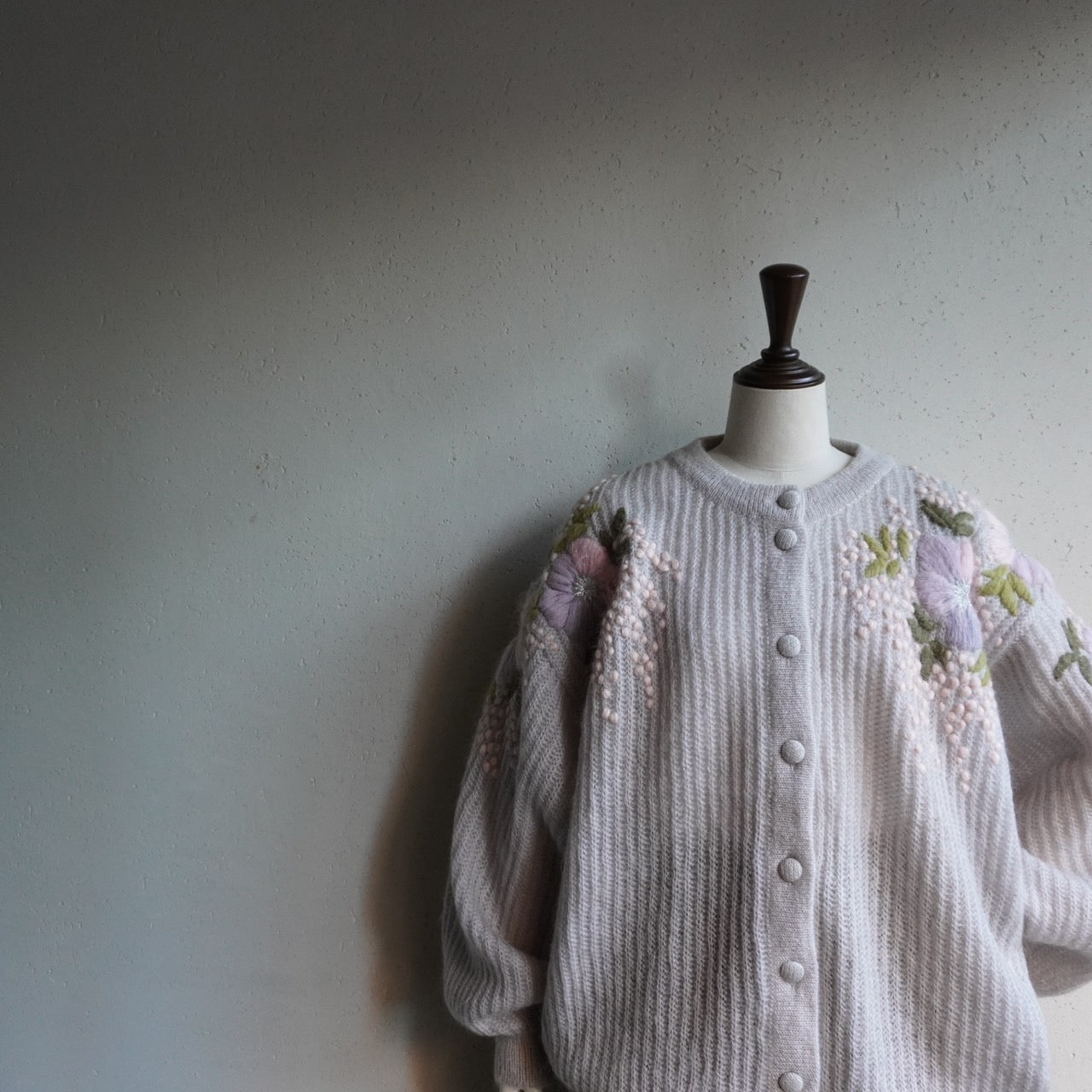 80s EURO Design Mohair Knit Cardigan