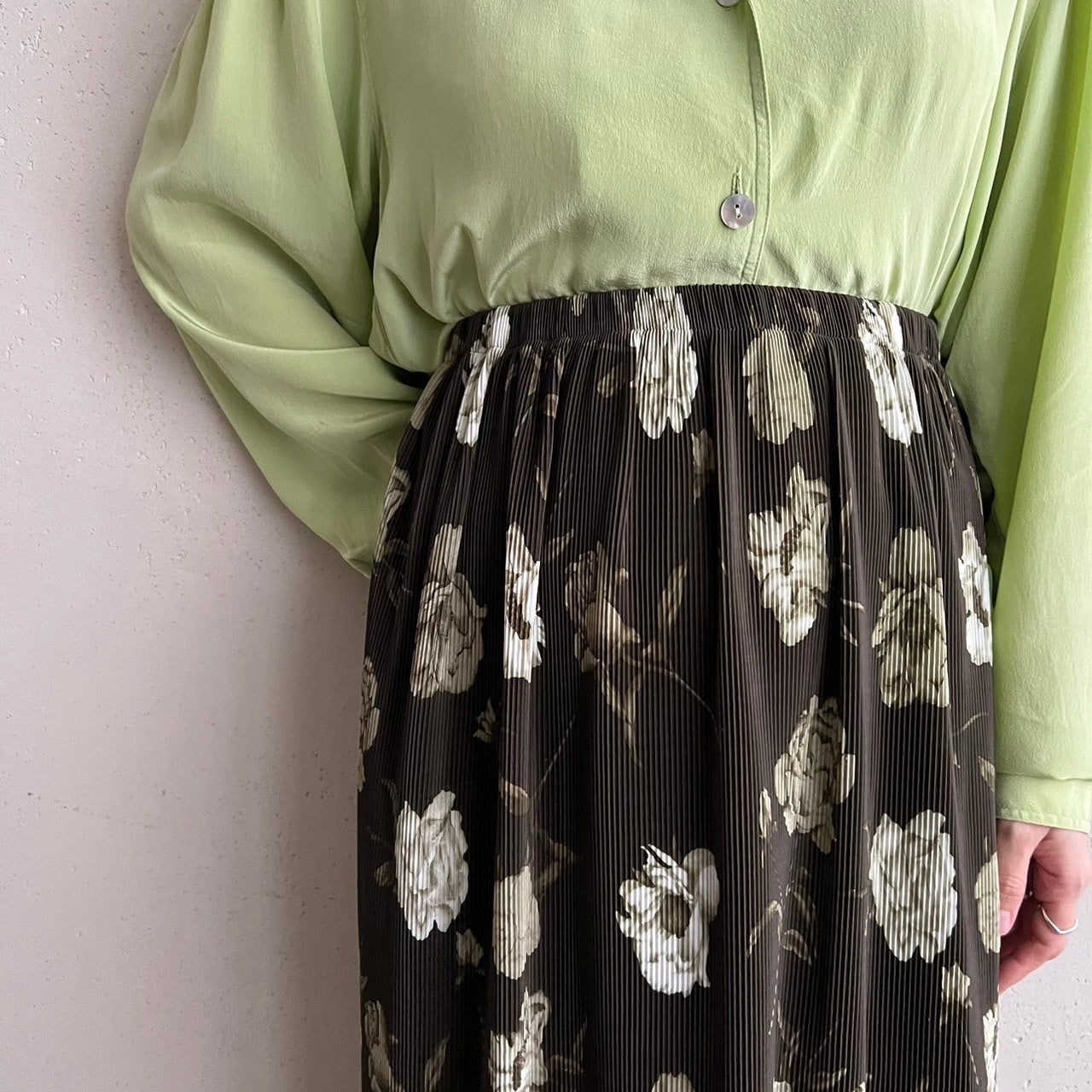 90s Pleated Skirt Made in USA