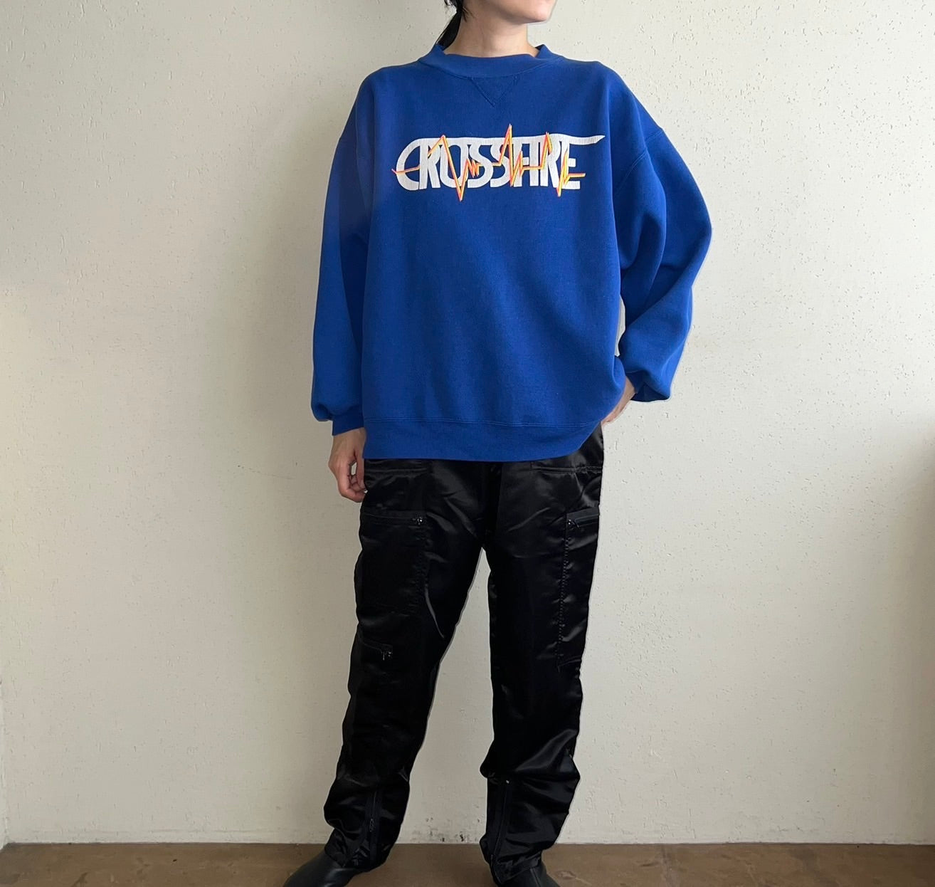 90s Printed Sweater Made in USA