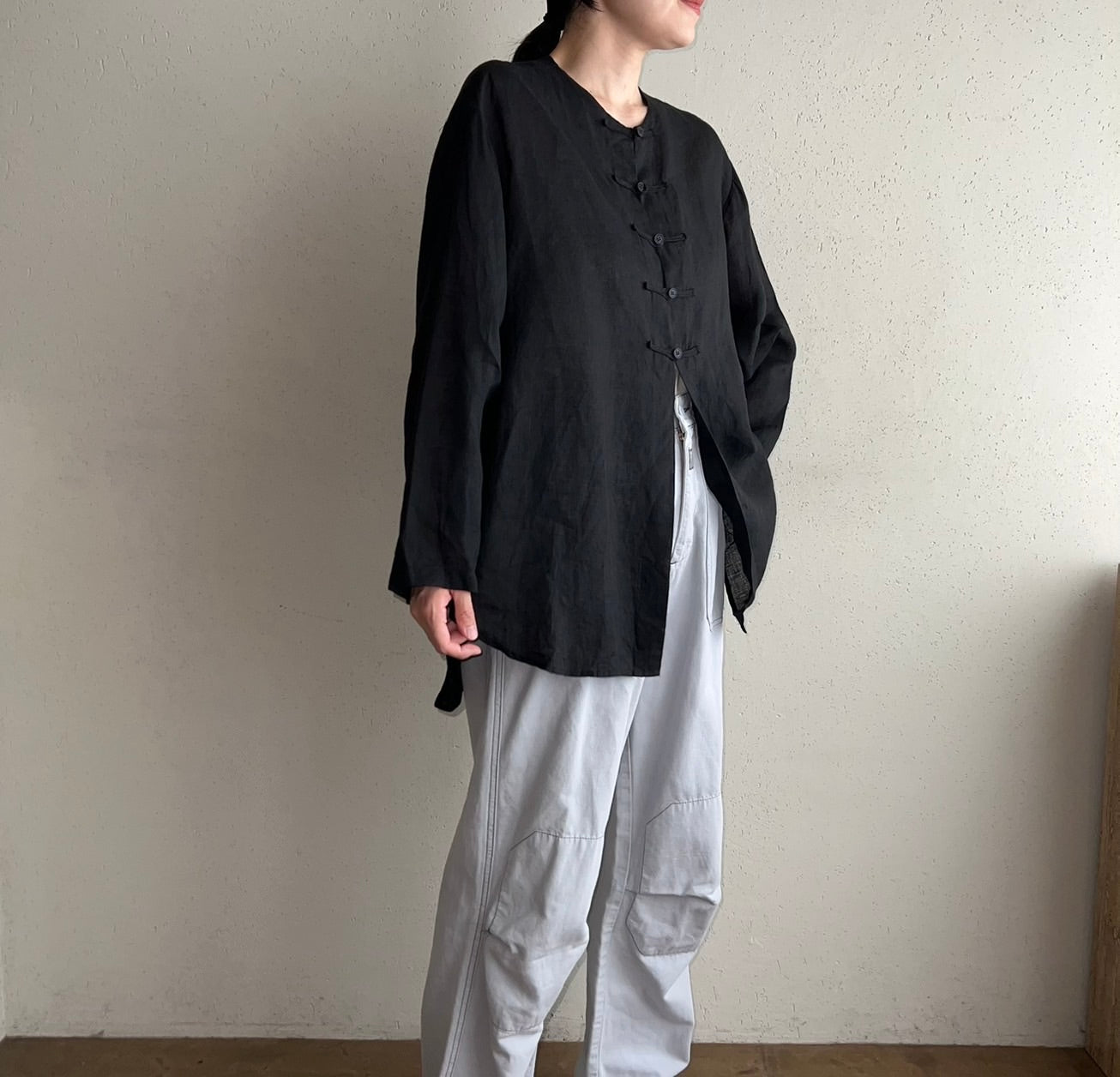 90s Asian Design Blouse Made in Italy