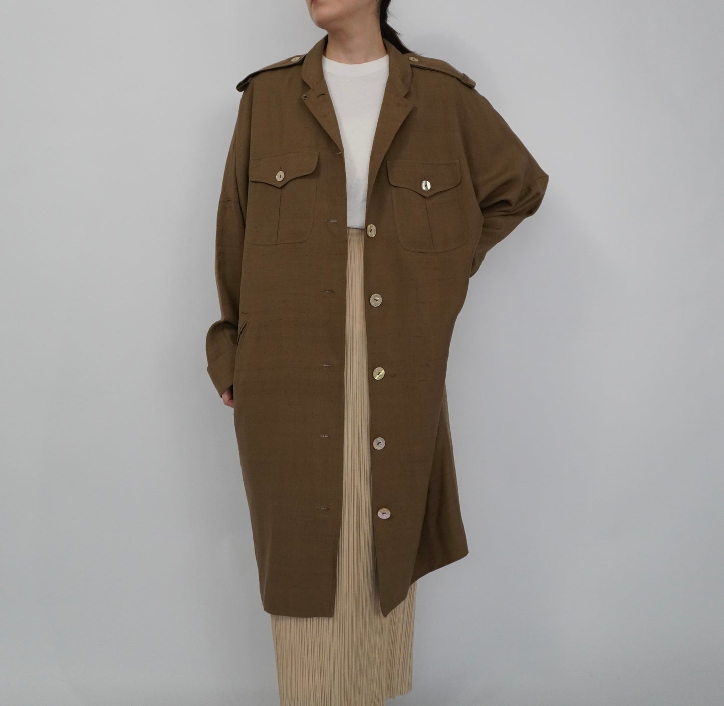 90s Design Silk Dress,Jacket