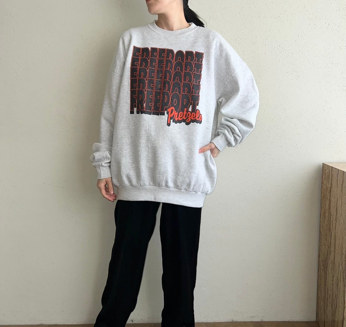 90s Printed Sweater Made in USA