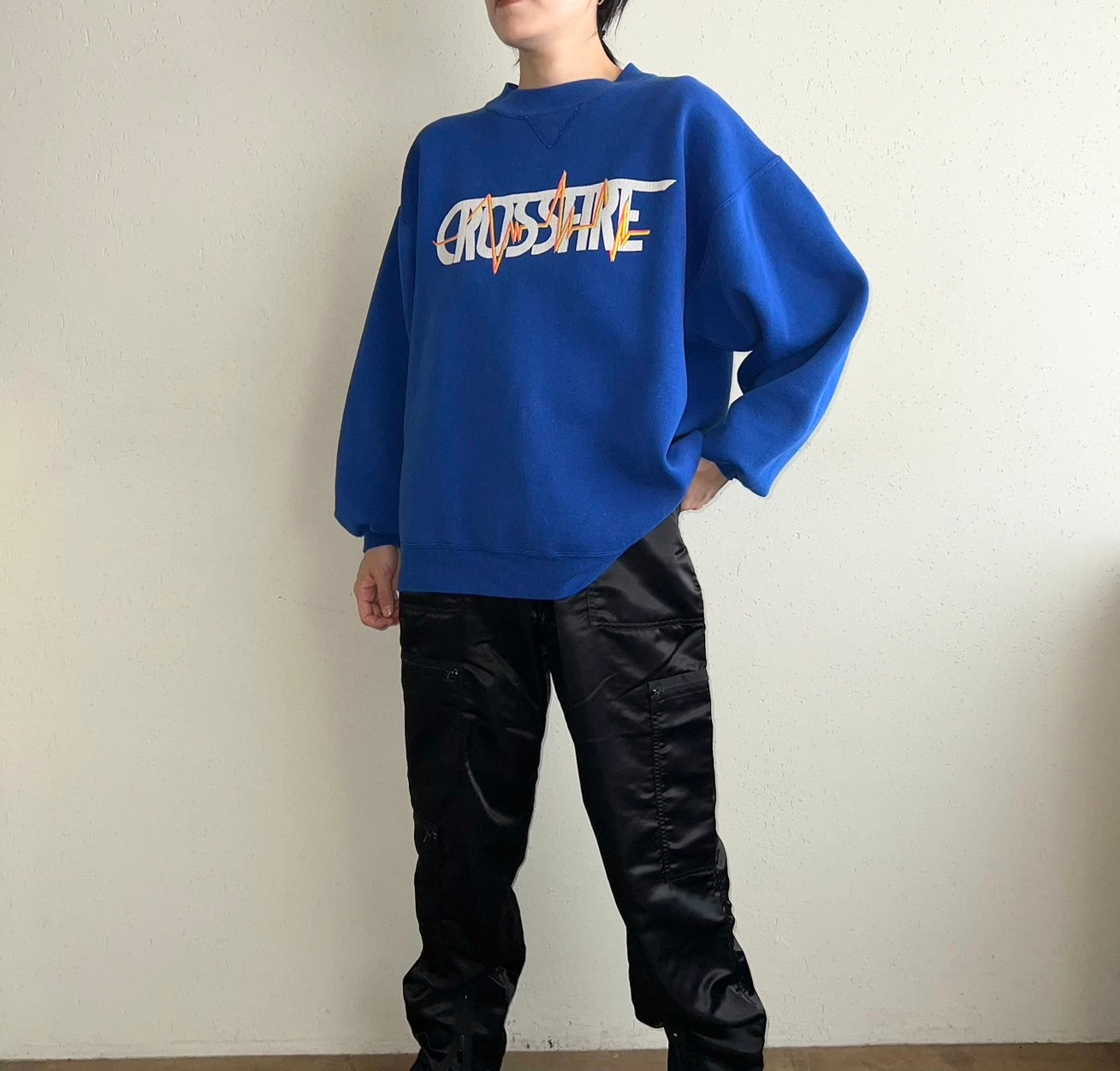 90s Printed Sweater Made in USA
