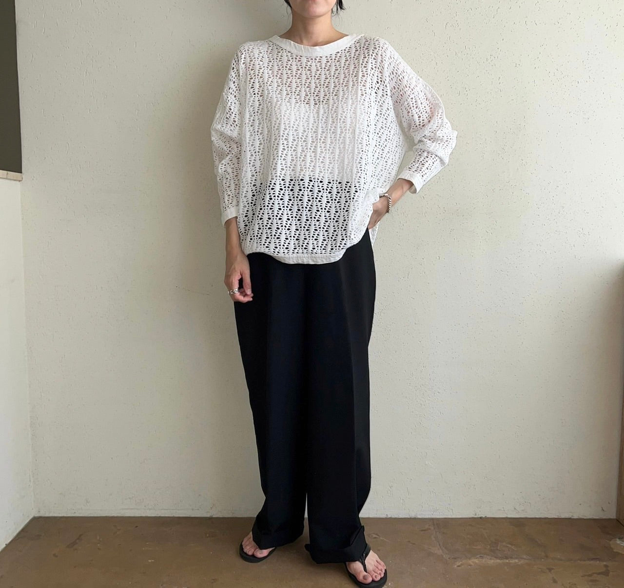 90s Crochet Top Made in USA