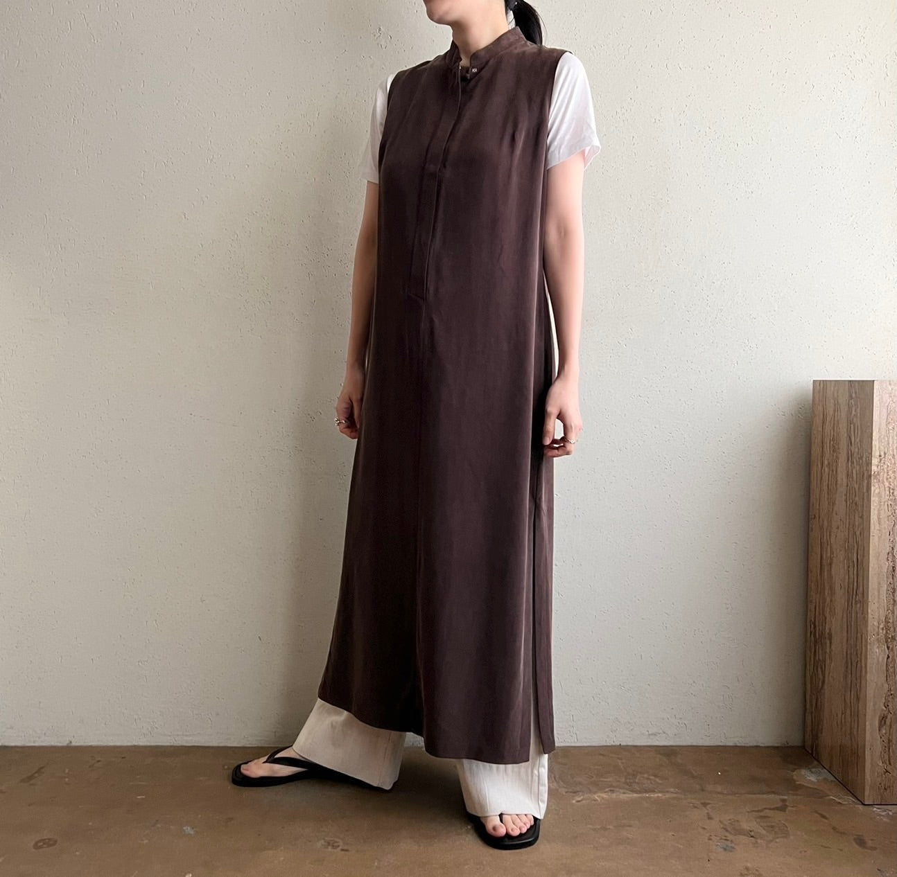 90s Silk Sleeveless Dress