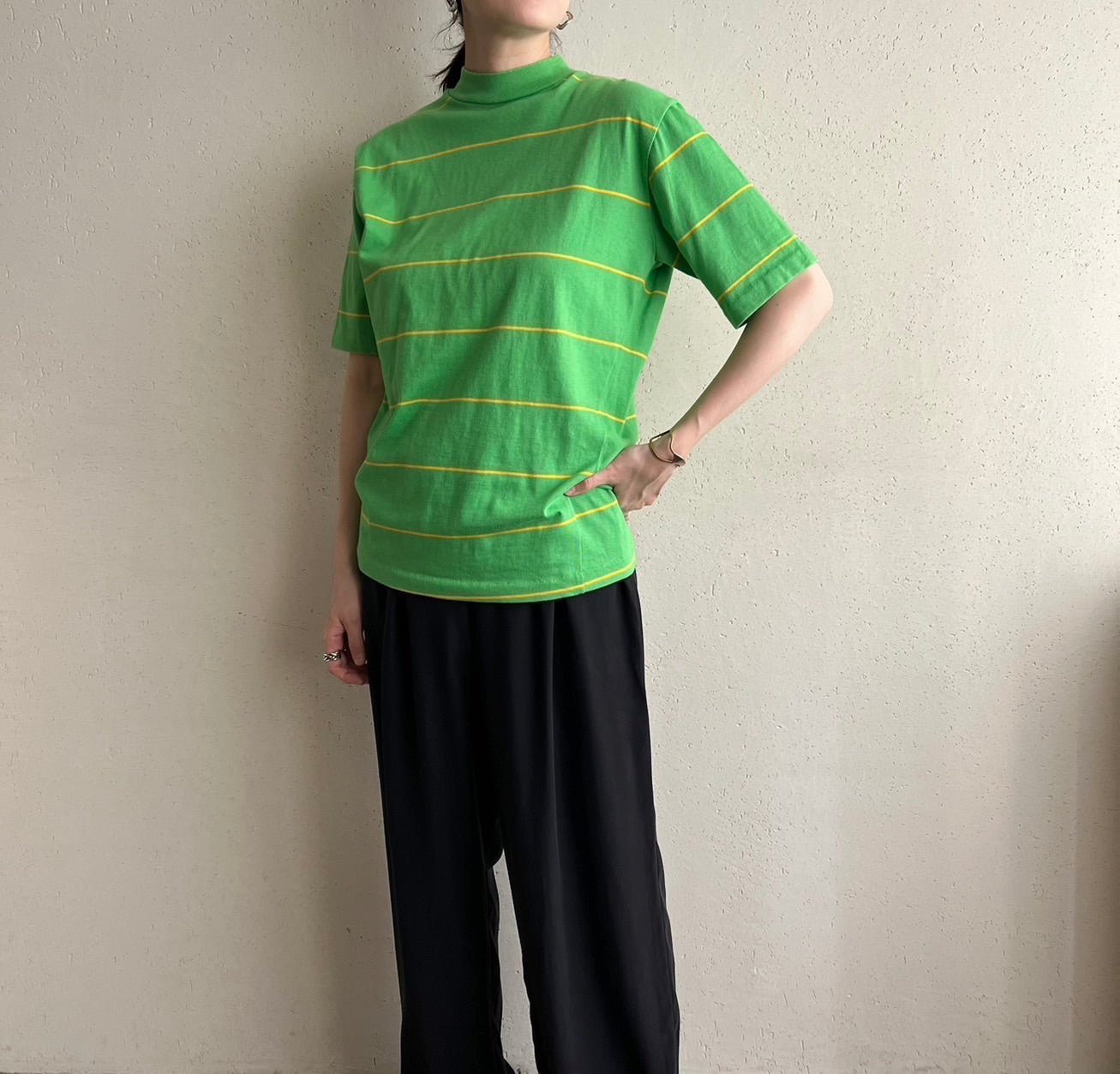 90s Striped T-shirt Made in USA