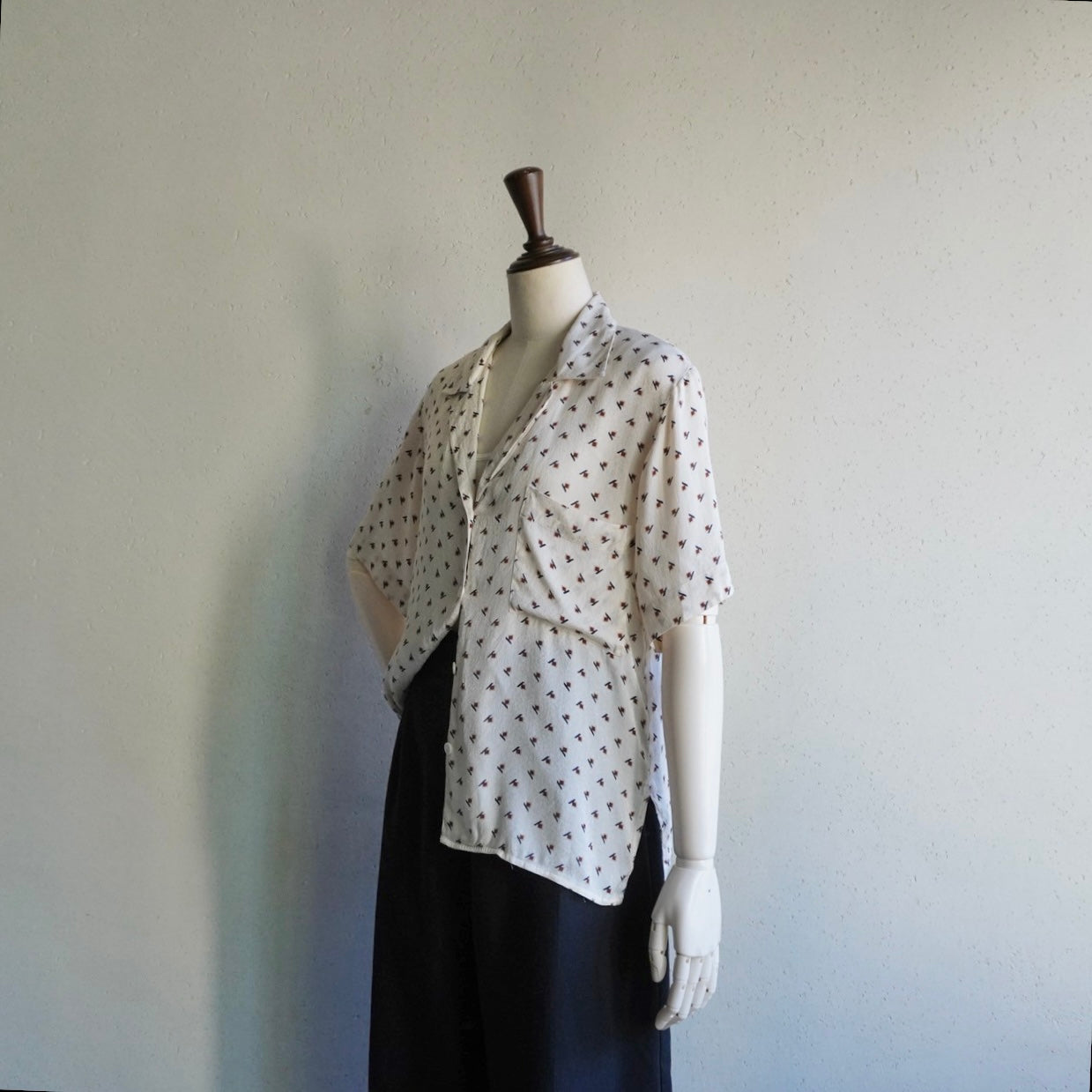 90s "ANN TAYLOR" Silk Shirt