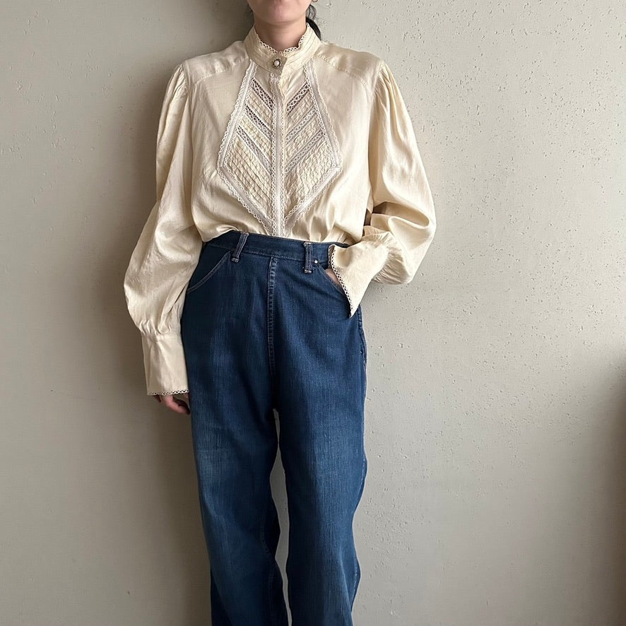 80s Silk Blouse Made in Germany