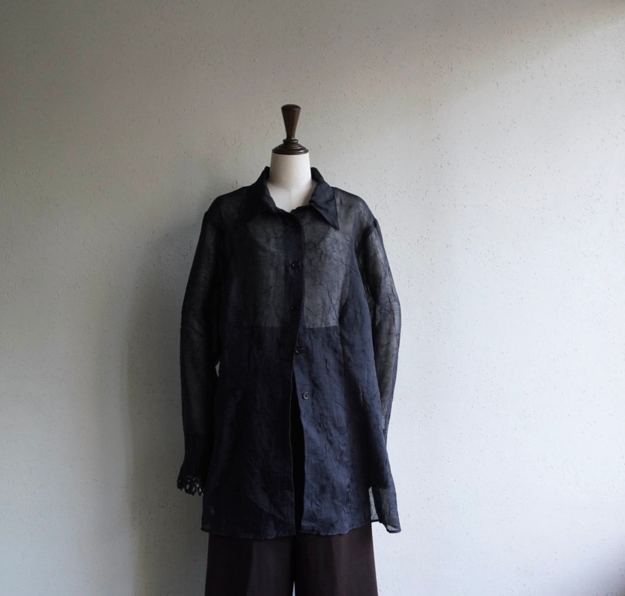 90s Sheer Shirt Made in USA