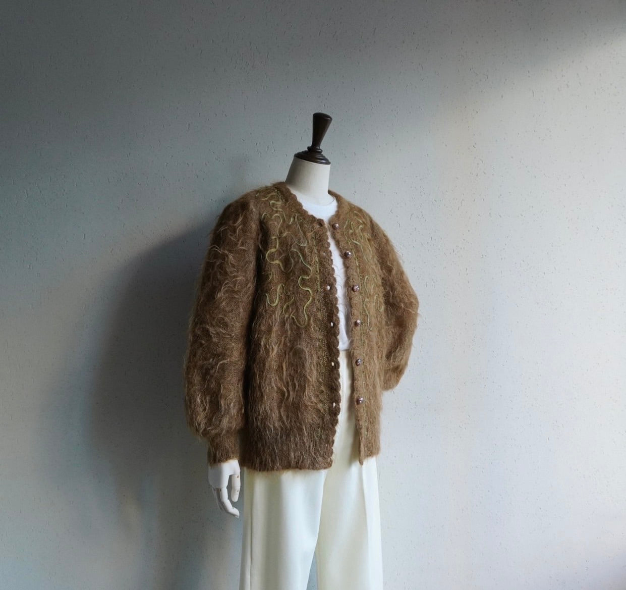80s Design Knit Cardigan