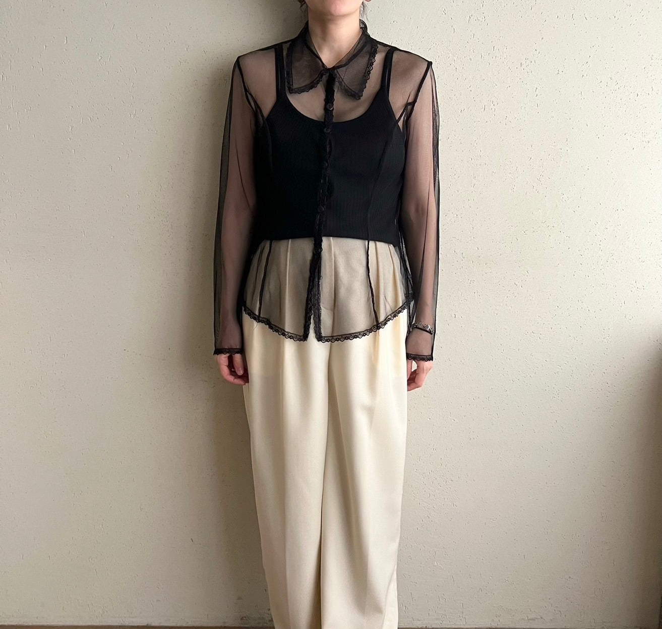 90s Sheer Mesh Shirt