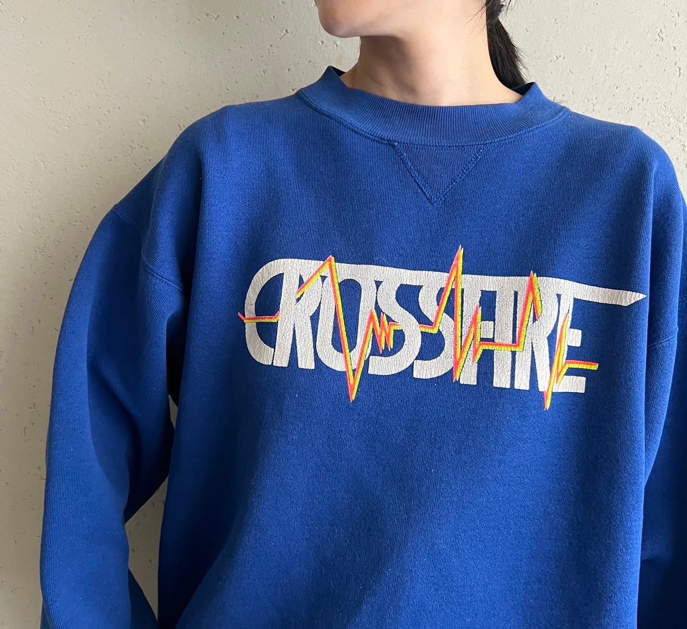 90s Printed Sweater Made in USA