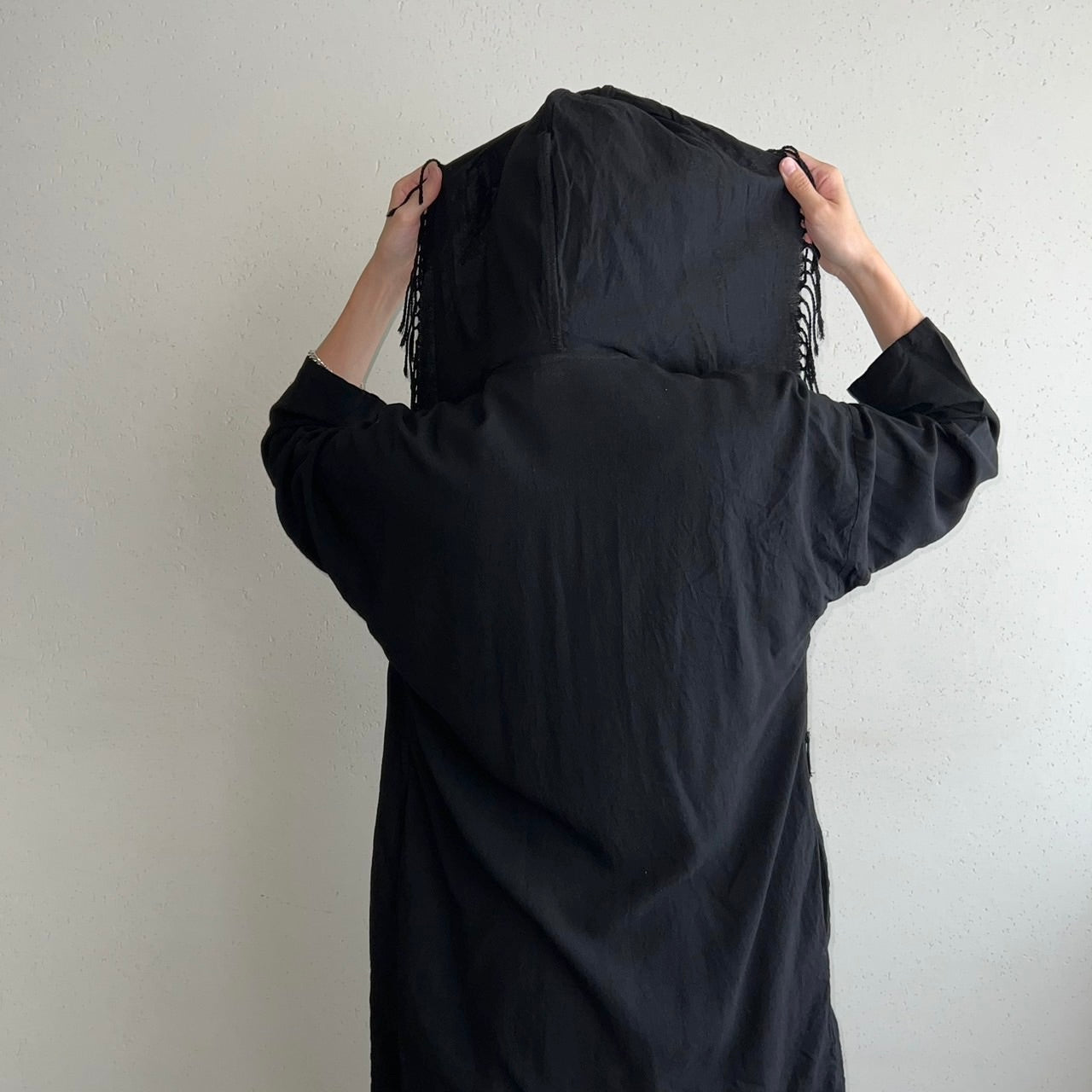 90s Fringe Robe Made in USA