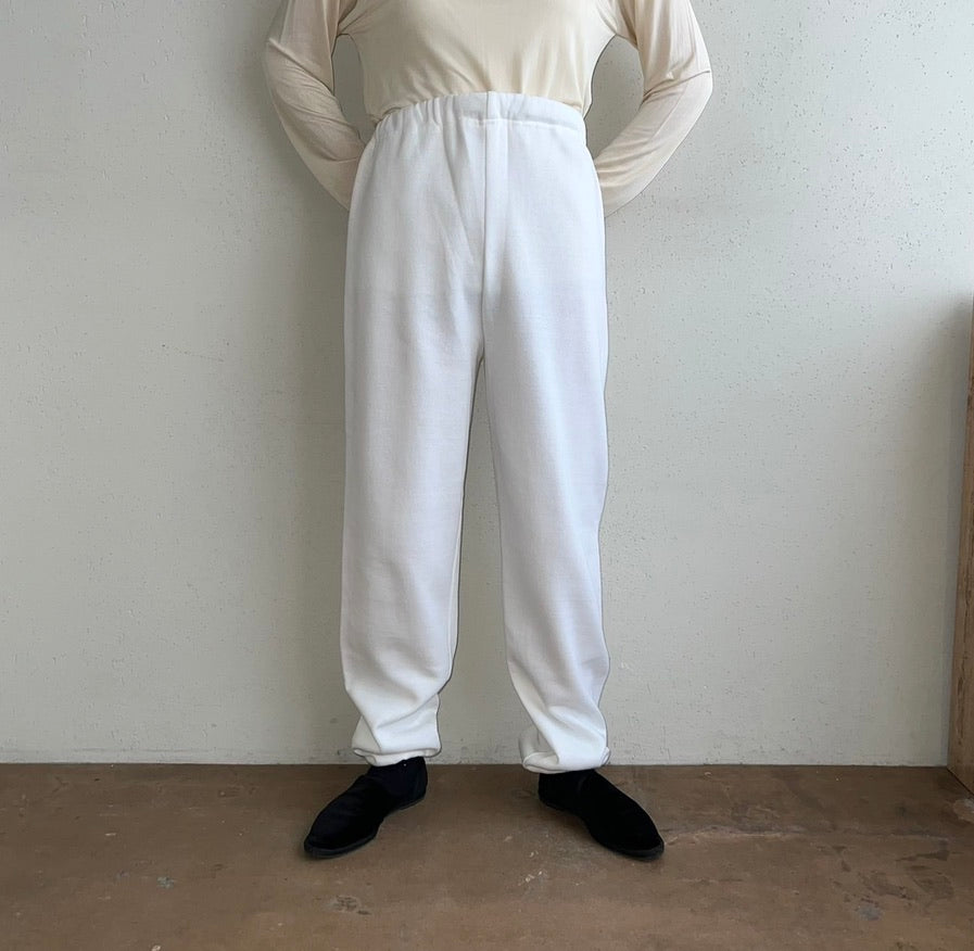 80s White Sweater Pants Made in USA
