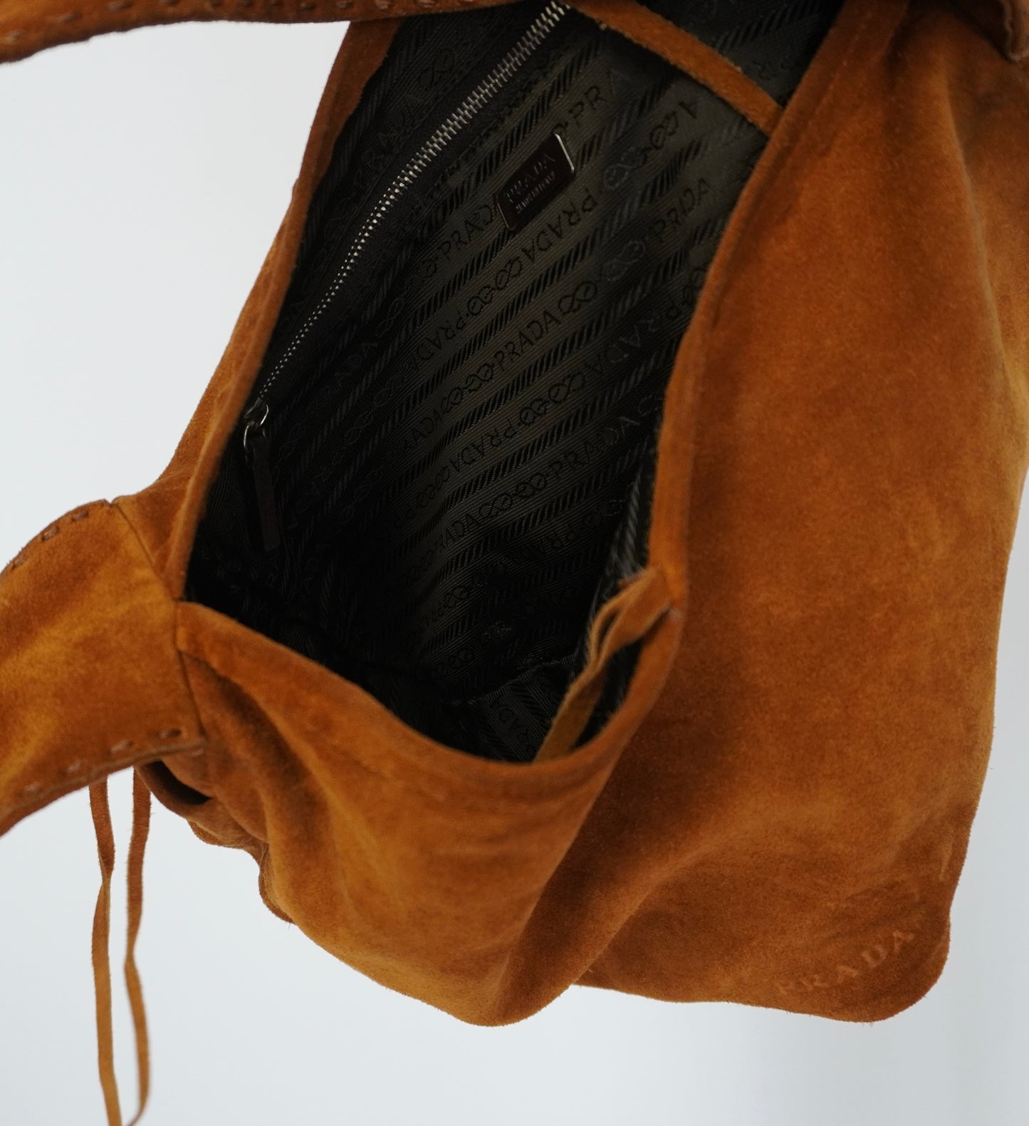 "PRADA" Suede Bag