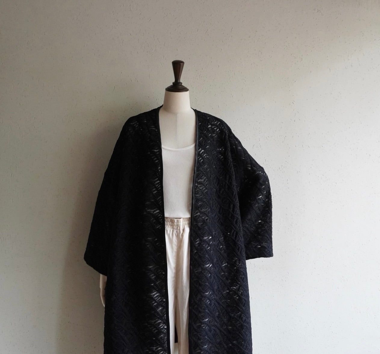 90s Black Robe Made in UK