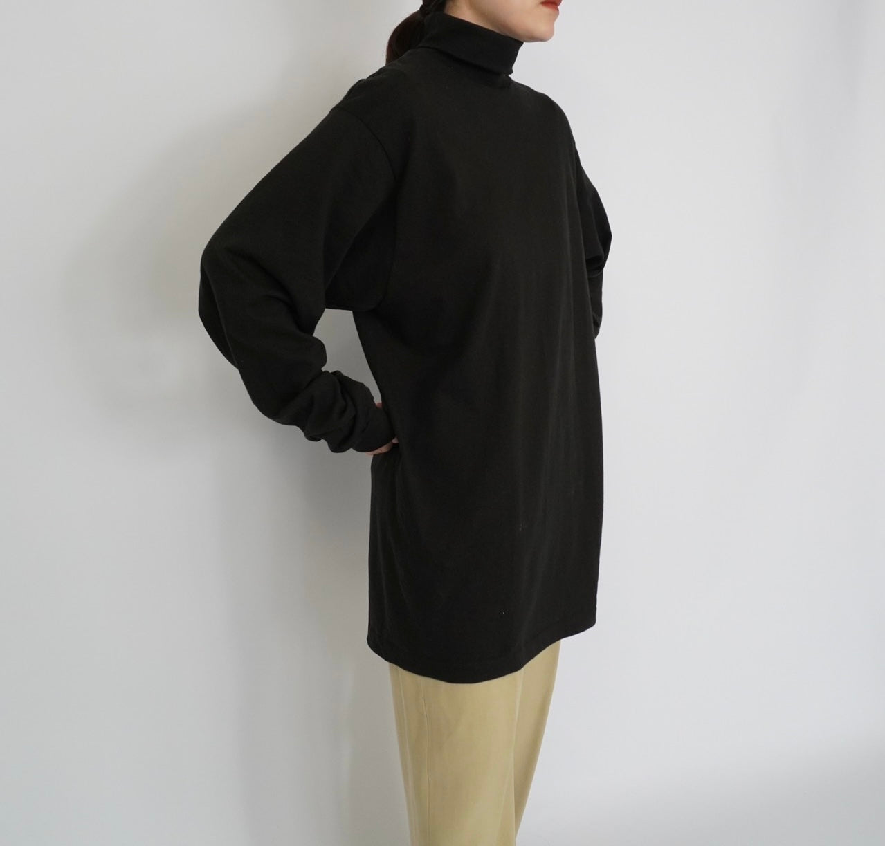 90s ”FRUIT OF THE LOOM ” Long Sleeves T-shirt Made in USA Dead Stock