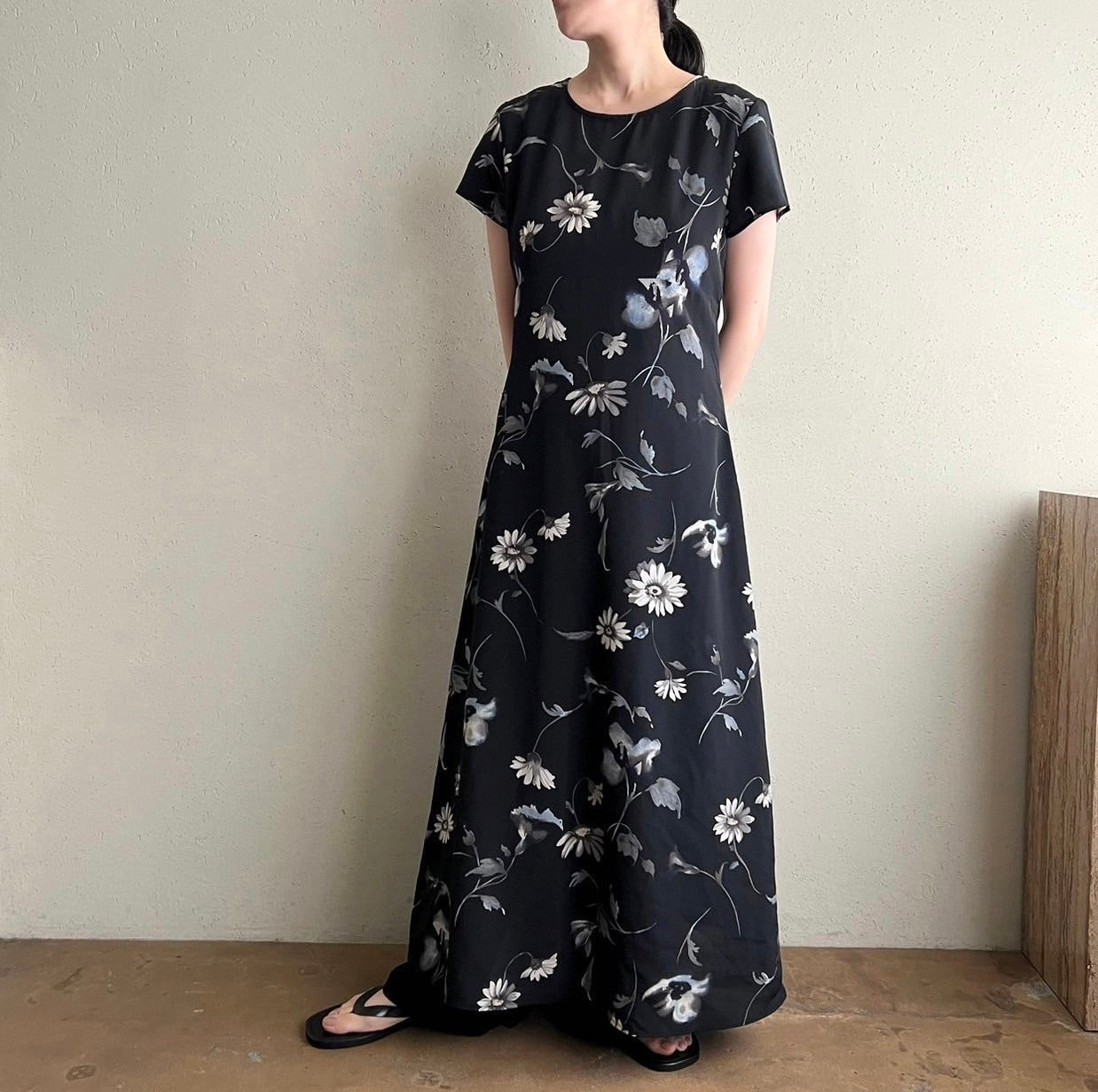 90s Printed Dress Made in Canada