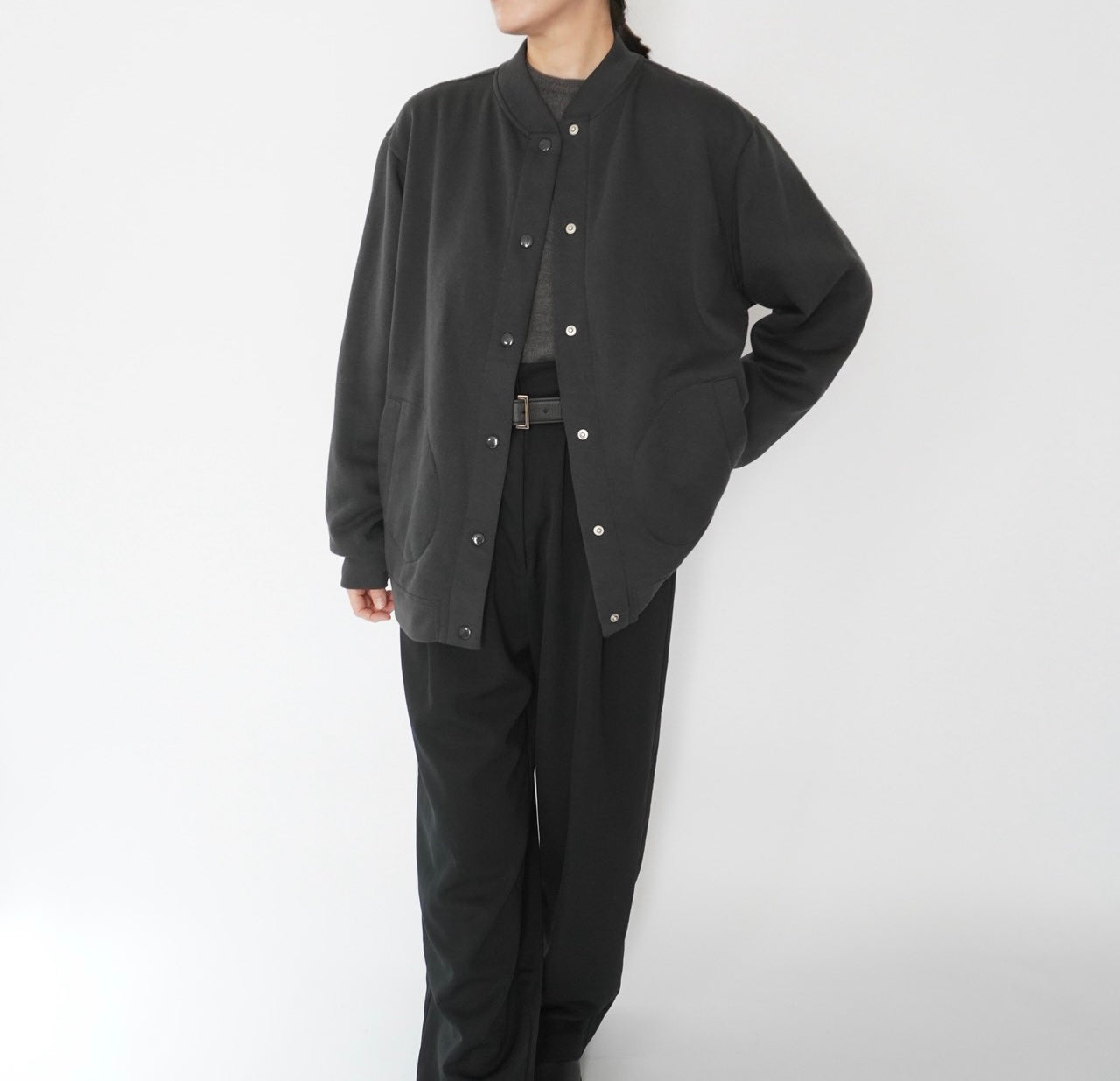90s Black Sweater Jacket,Cardigan