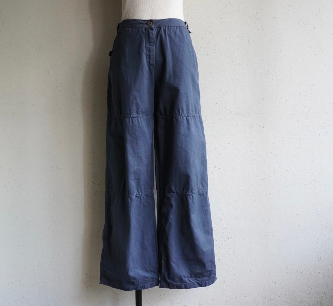 90s Zipped Wide Pants Made in Italy