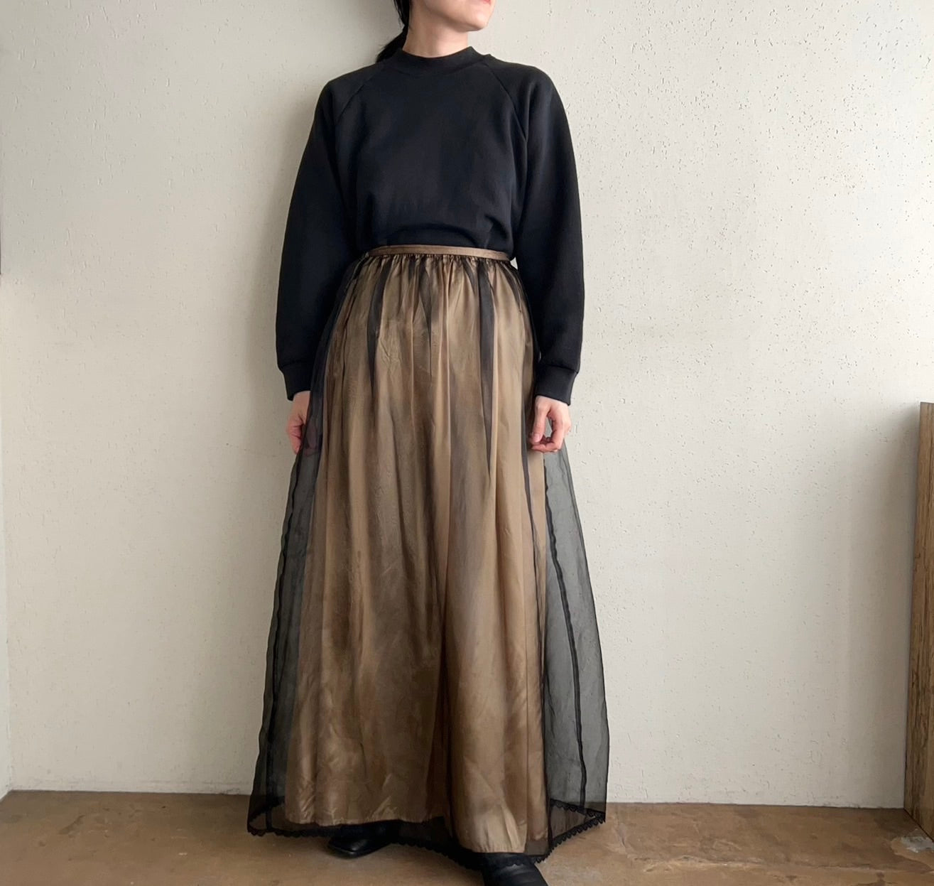 90s Sheer Skirt Made in USA