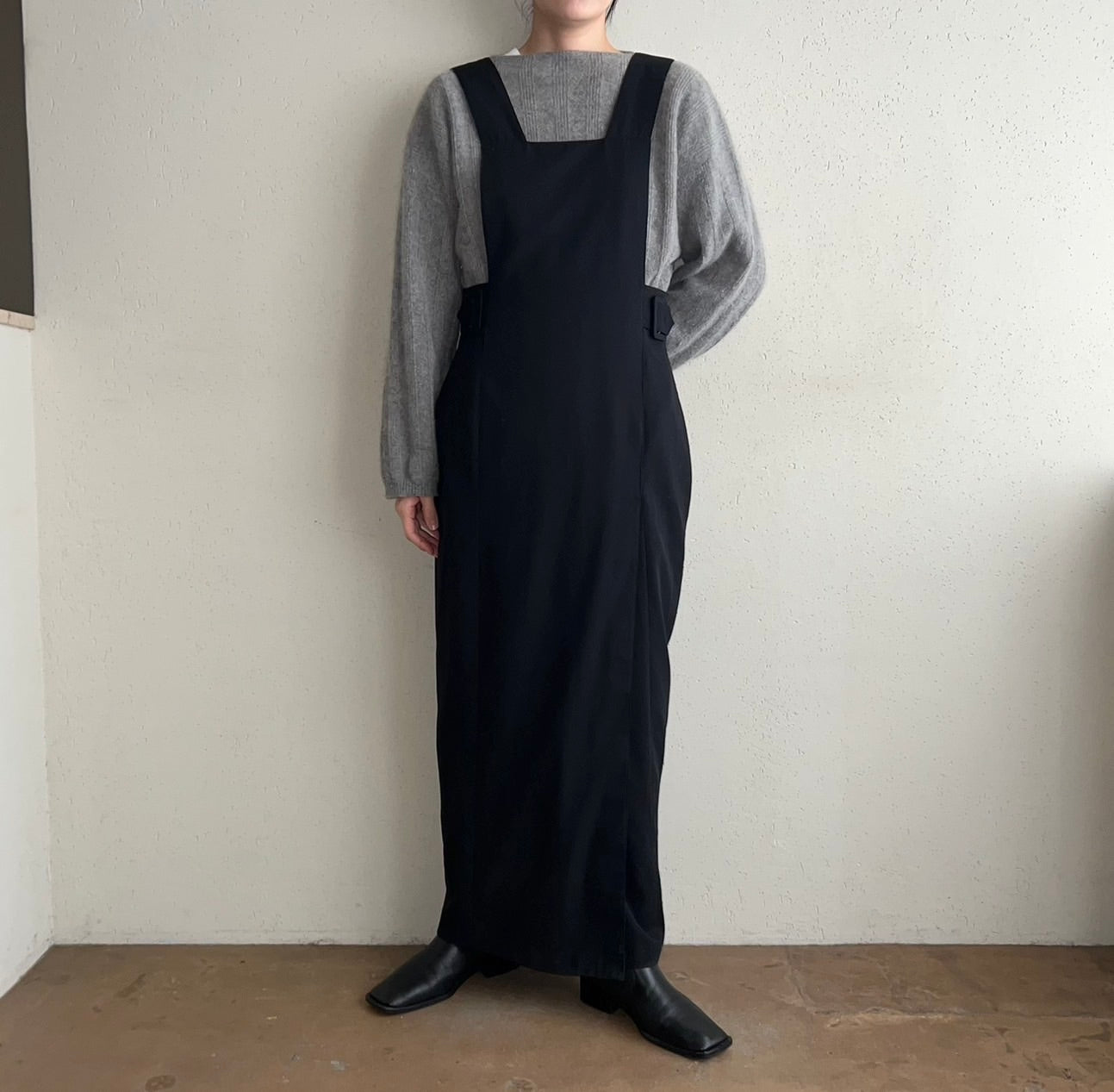 90s Black Design Dress