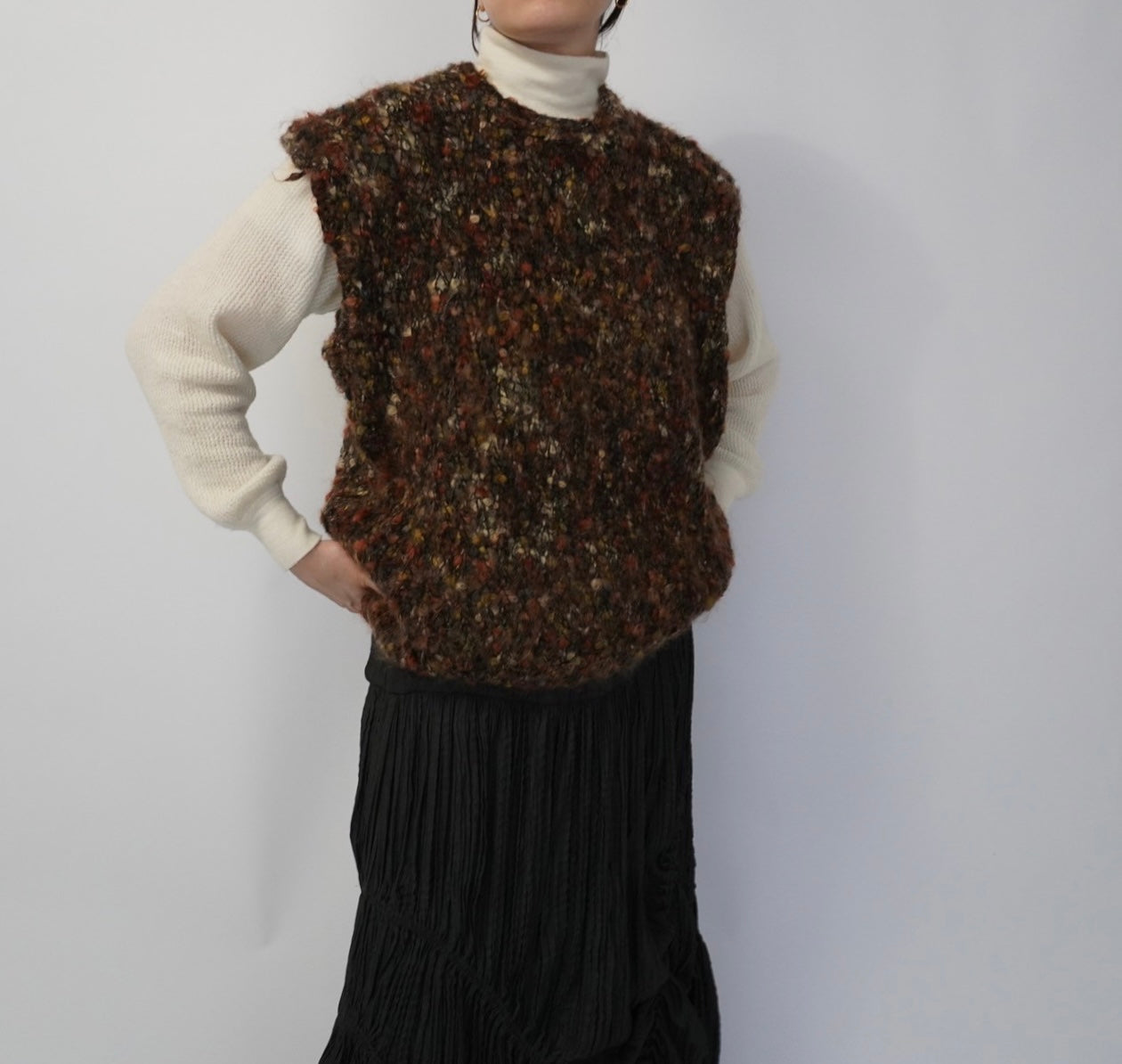 80s Mix Knit Vest