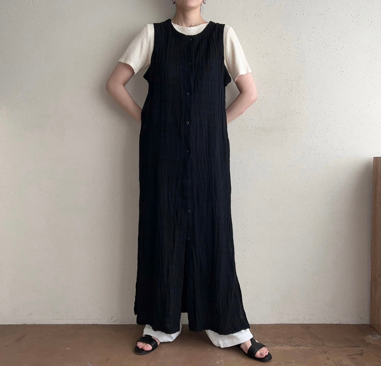 90s Sleeveless Dress Made in USA