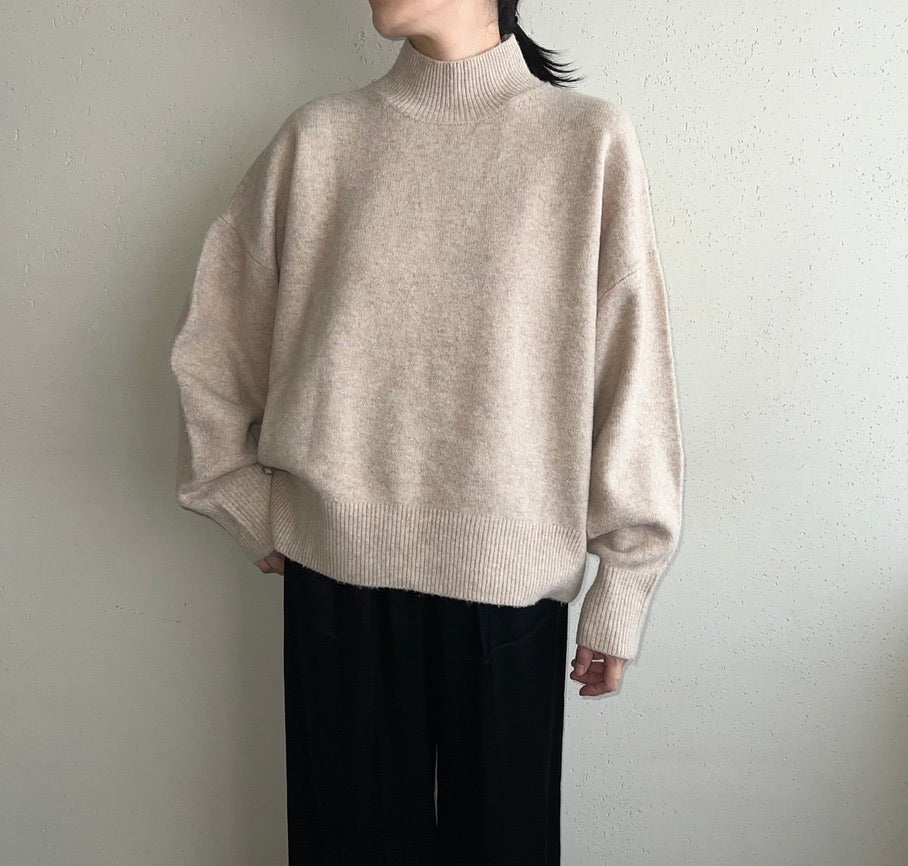 Mock Neck Knit Top