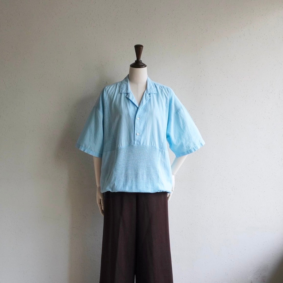90s Cotton Linen Top Made in Italy