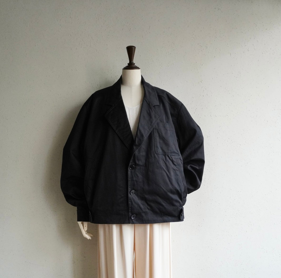 90s Black Jacket Made in Italy