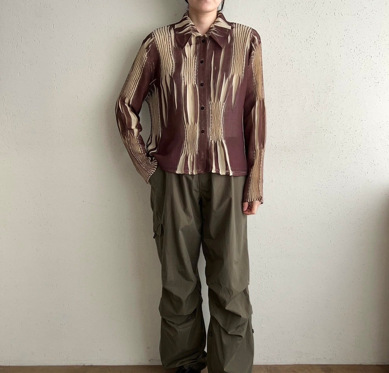 Pleated Design Shirt