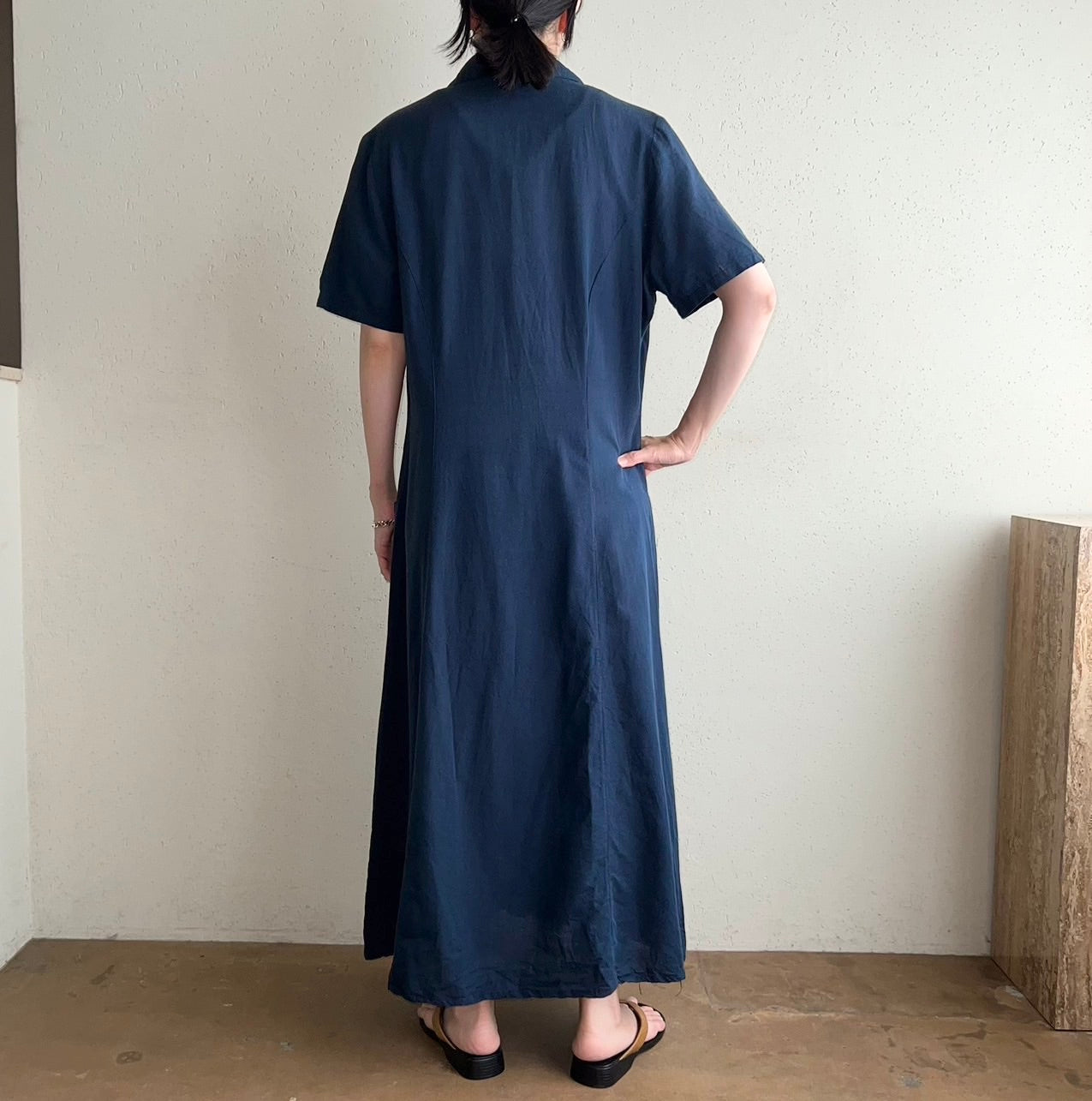 90s Lace up Dress Made in Italy