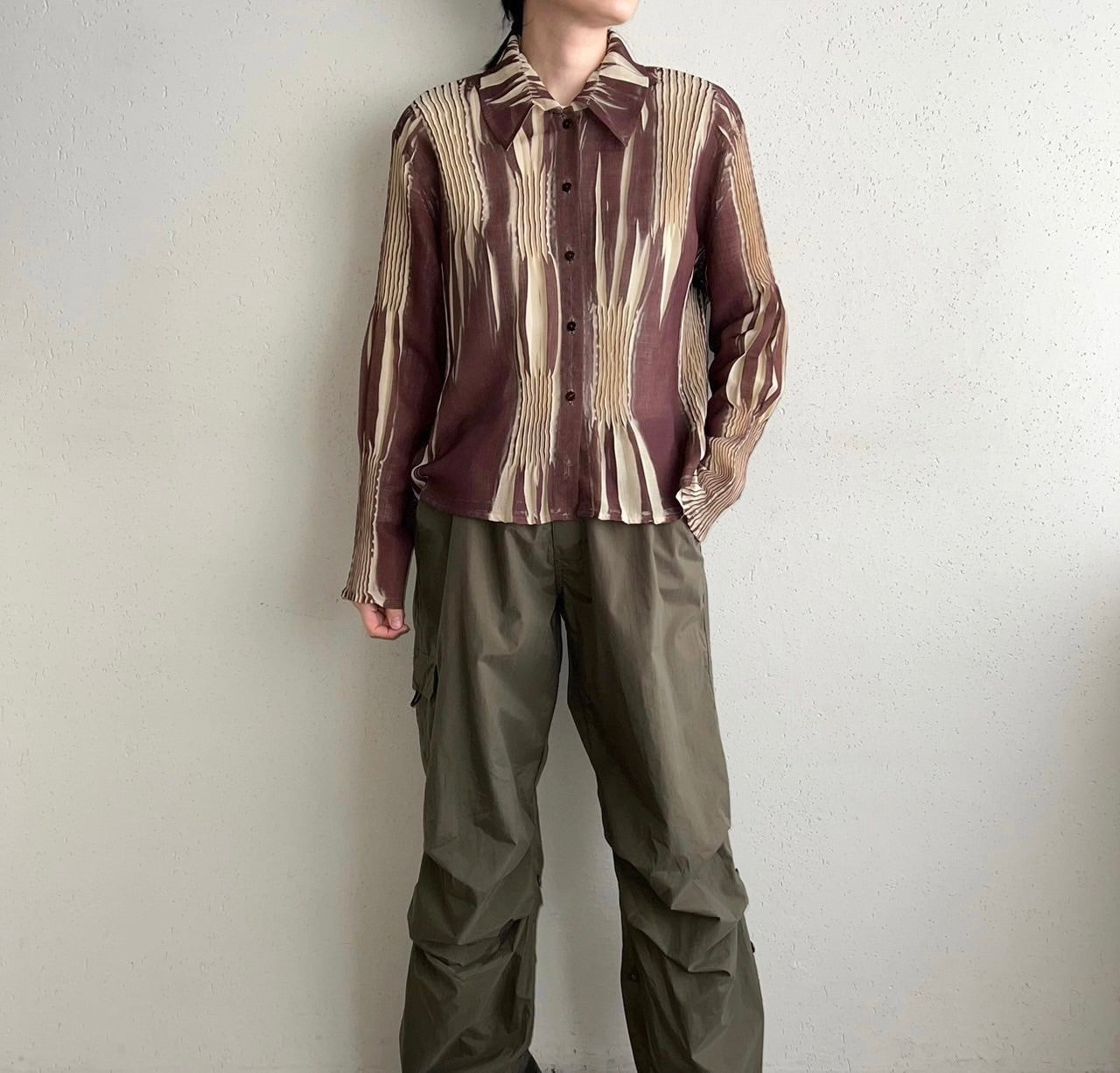 Pleated Design Shirt